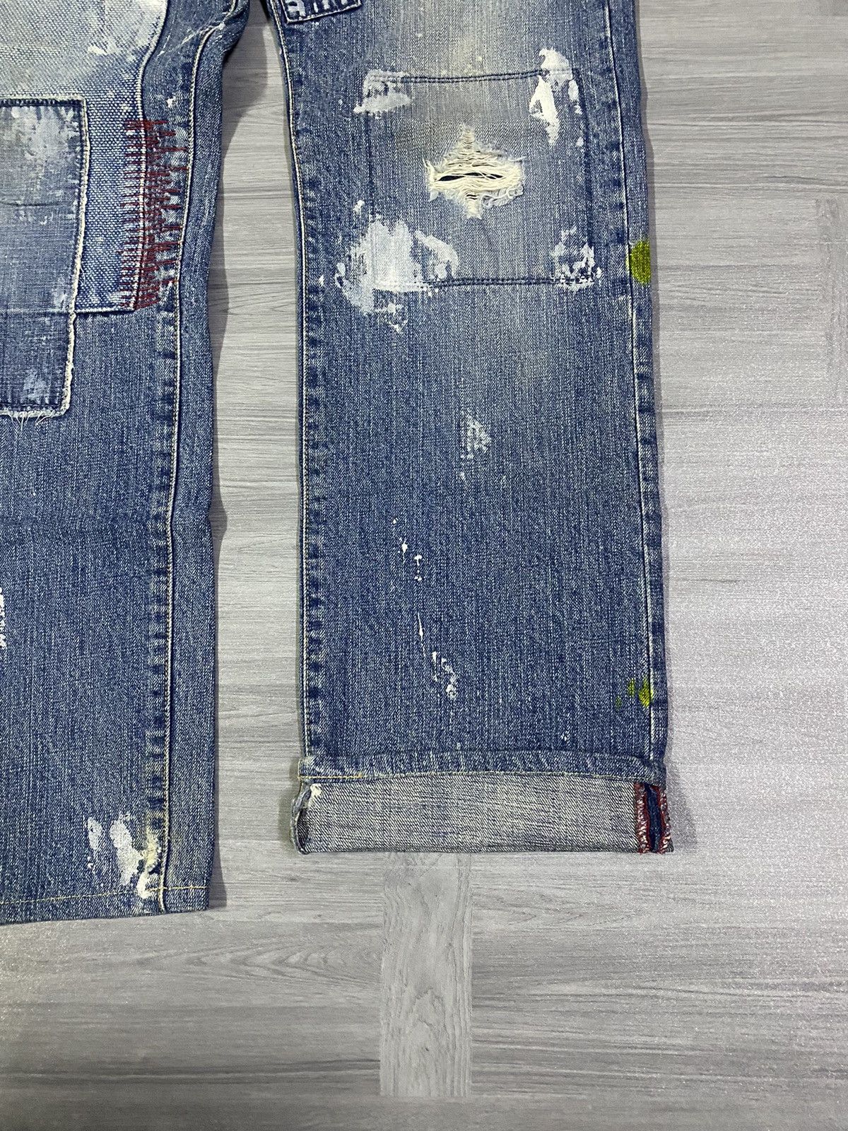 Japanese Brand Designer Eternal Japan Distresed Denim Size US 30 / EU 46 - 7 Thumbnail