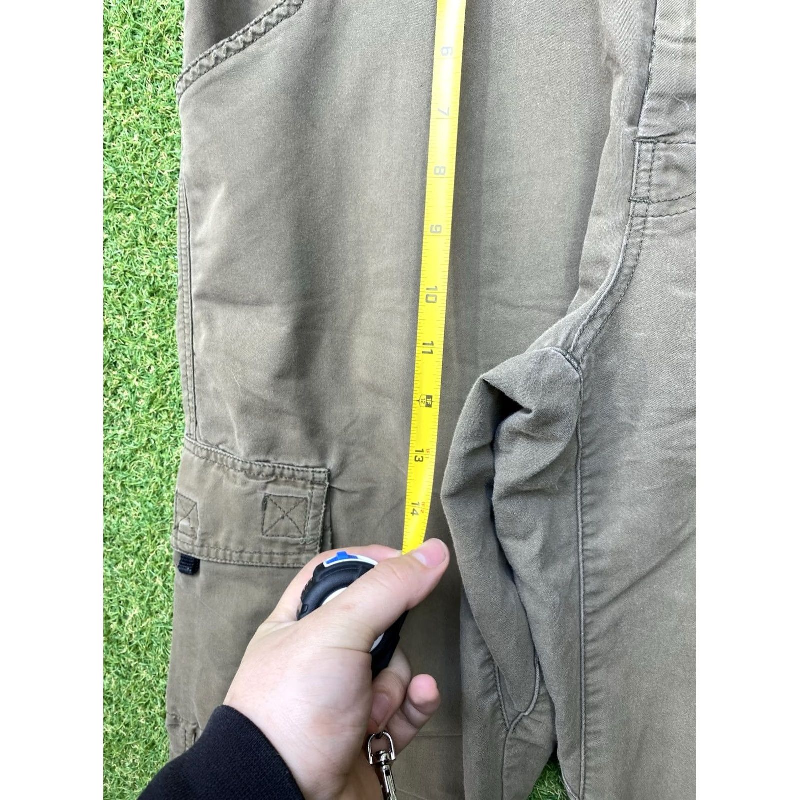 Prana prAna Pants Mens Regular 33x32 Brown Cargo Pockets Zipper Logo Outdoor Hiking Trails Gear Size US 33 - 5 Thumbnail
