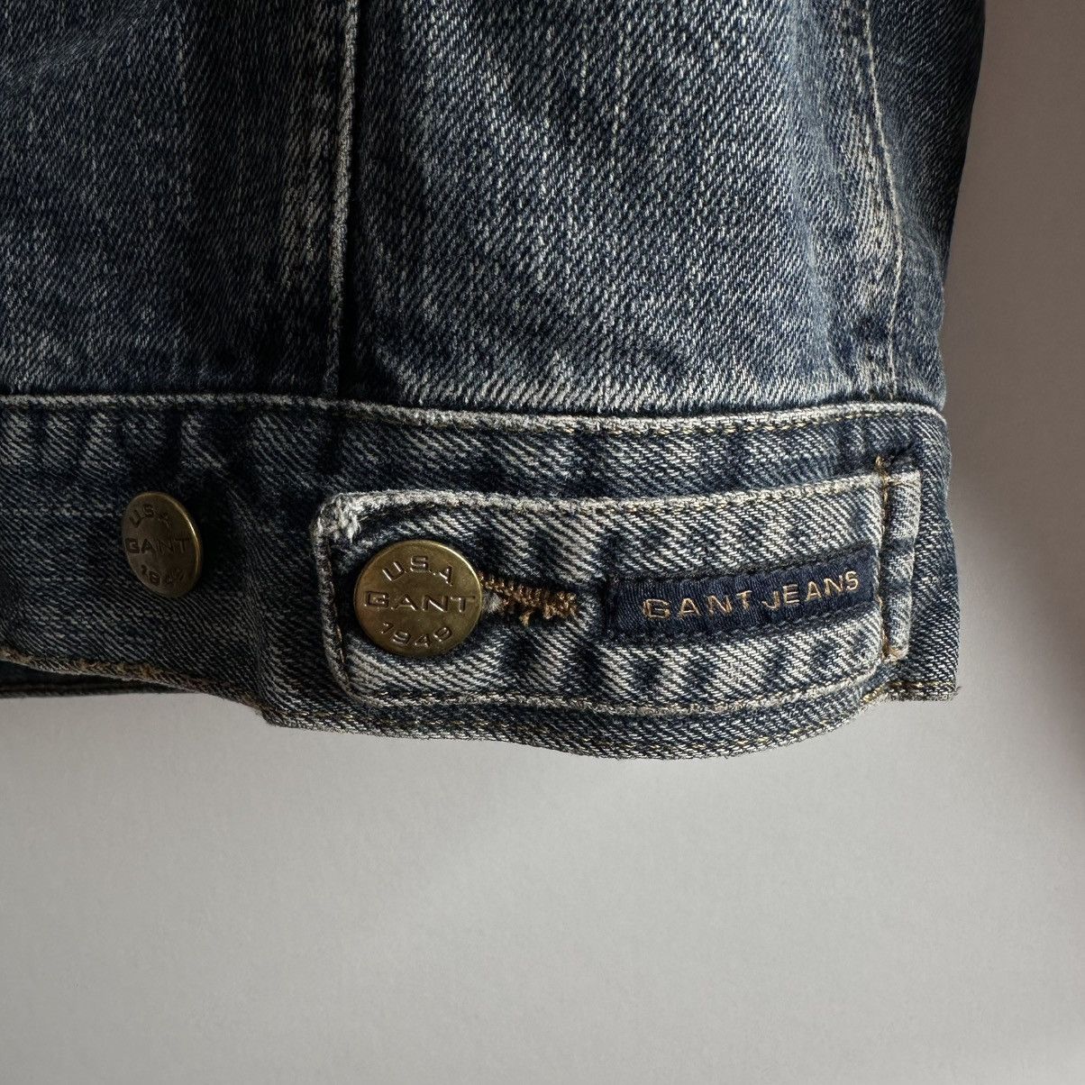 Gant Made in Italy Gant Jeans USA Vintage Denim Jacket Rare Size US S / EU 44-46 / 1 - 11 Thumbnail