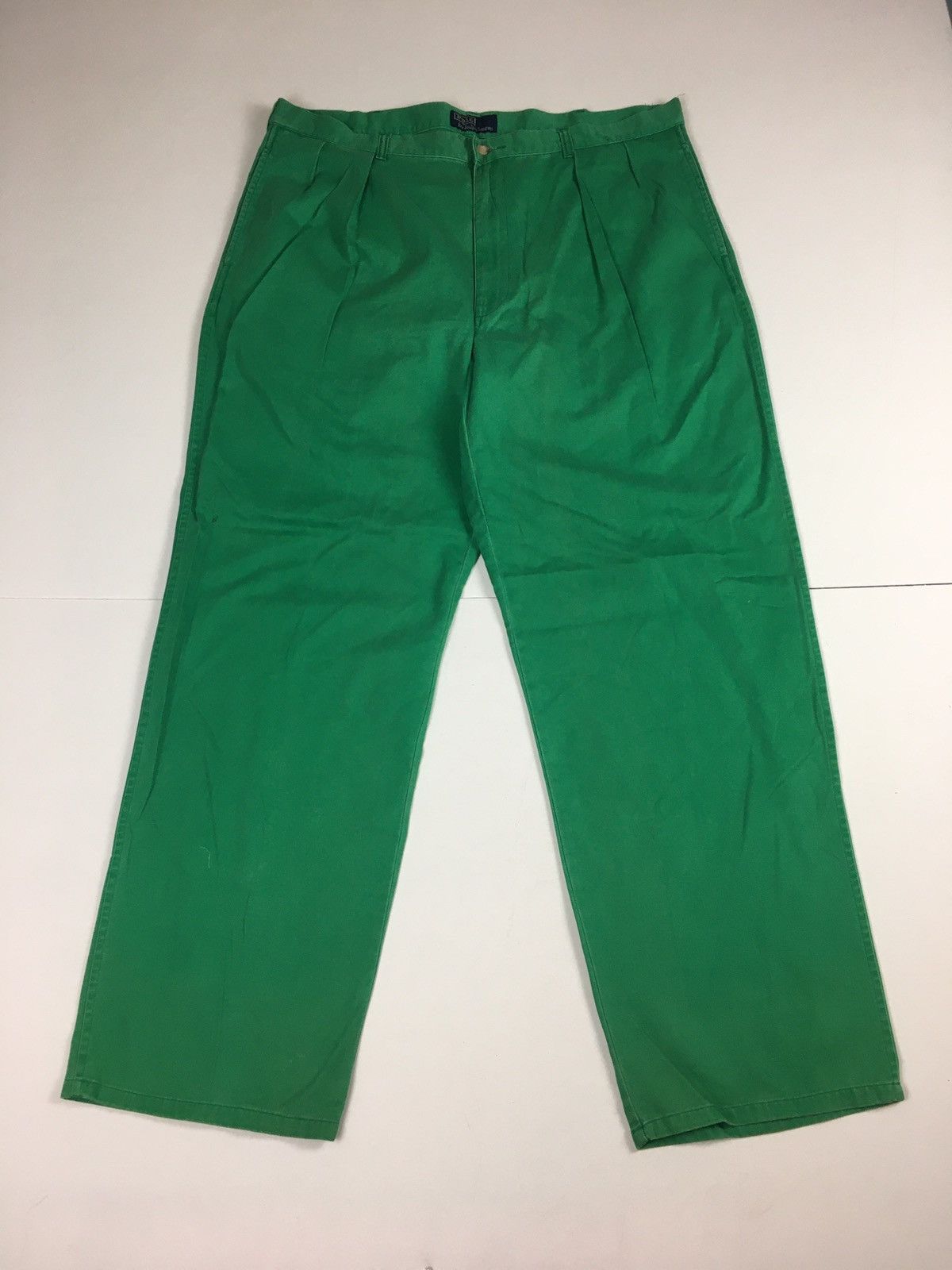 Polo Ralph Lauren Vintage Polo Chino Ralph Lauren Green Trouser Size US 40 / EU 56 - 1 Thumbnail