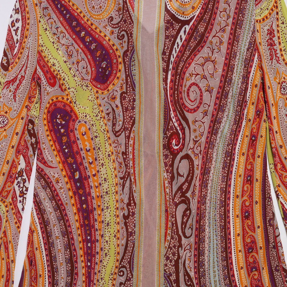 Etro Etro Milano Printed Multicolor Viscose Blouse Top Size L / US 10 / IT 46 - 15 Thumbnail