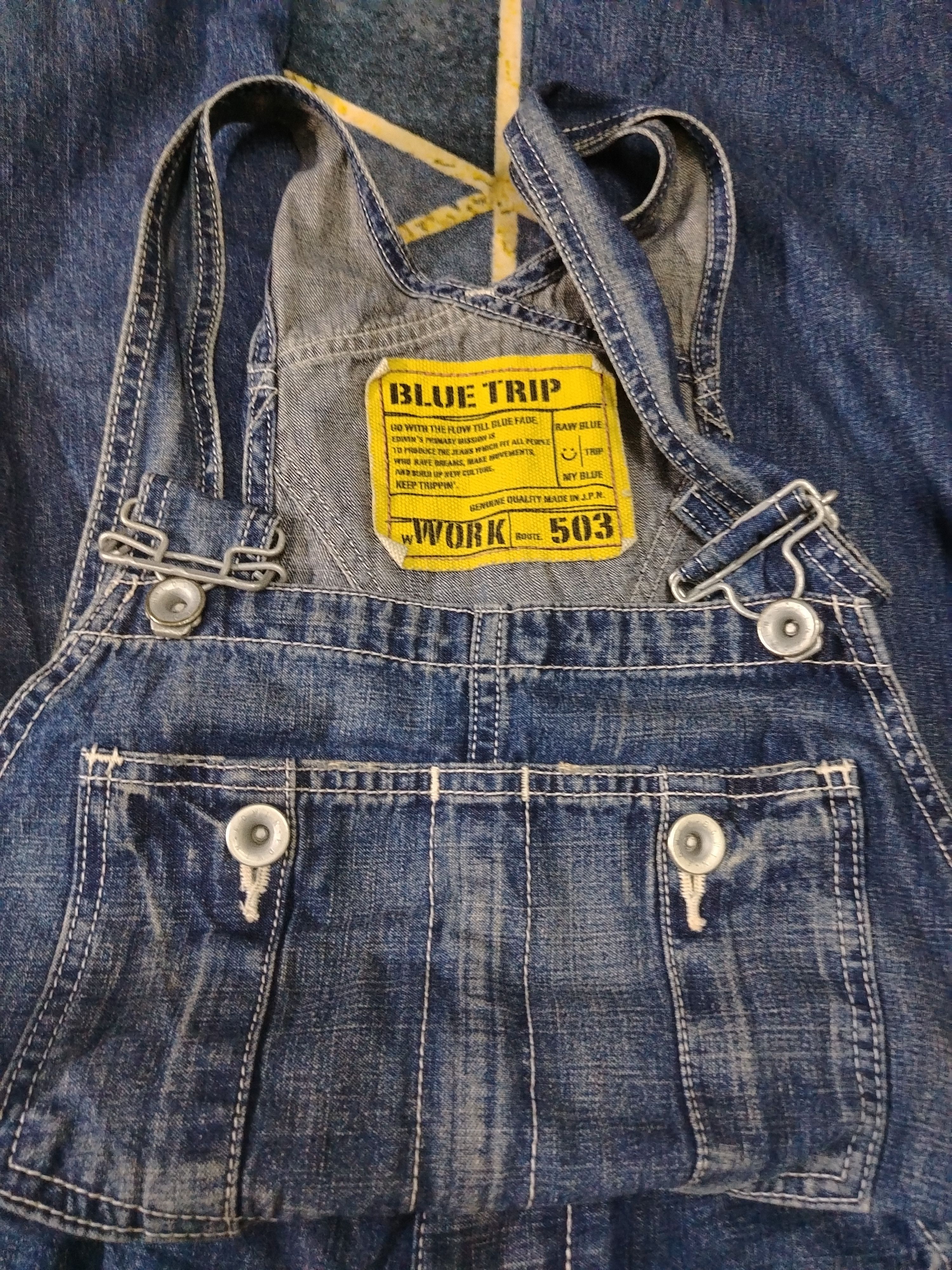Edwin Overall edwin blue trip 503 Size US 36 / EU 52 - 5 Thumbnail
