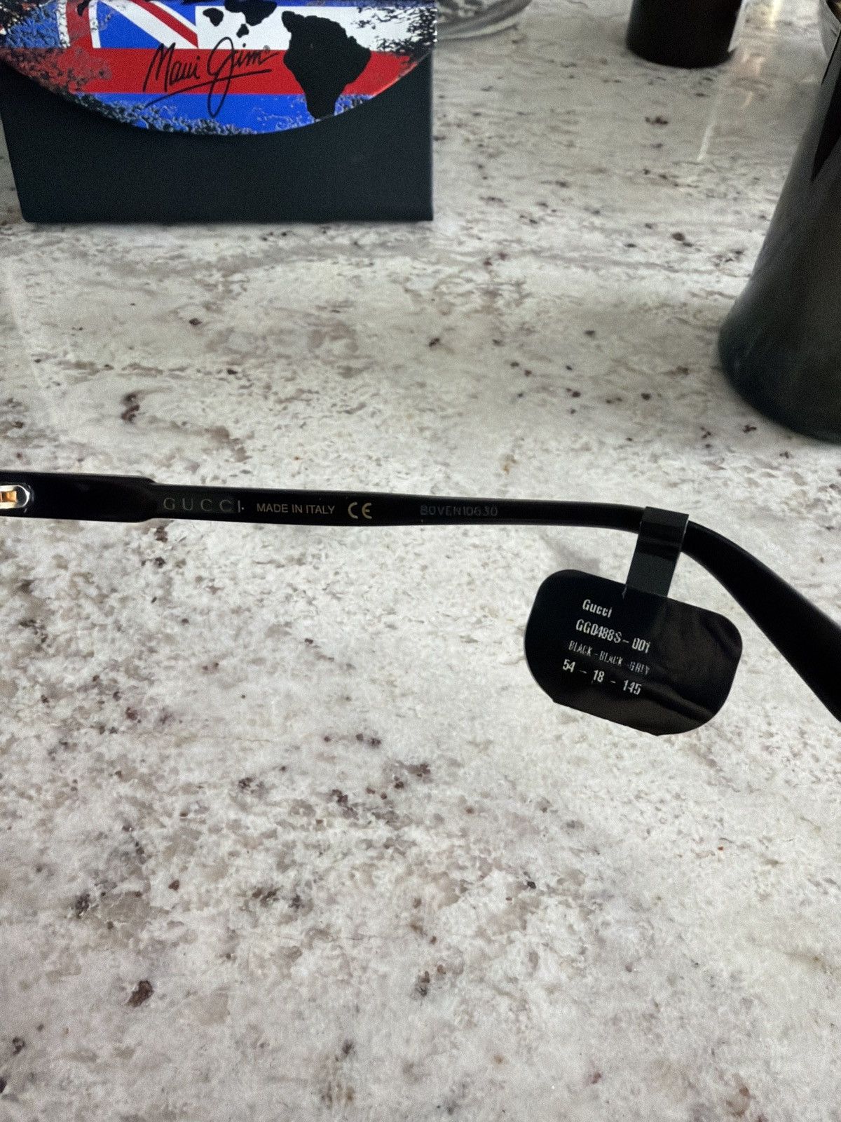 Gucci Gucci GG0488S-001 Sunglasses — Glossy Black Size ONE SIZE - 3 Thumbnail