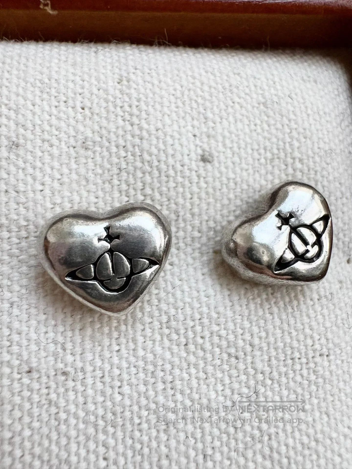 Vivienne Westwood Vivienne Westwood Heart Saturn Silver Earrings. Size ONE SIZE - 3 Thumbnail