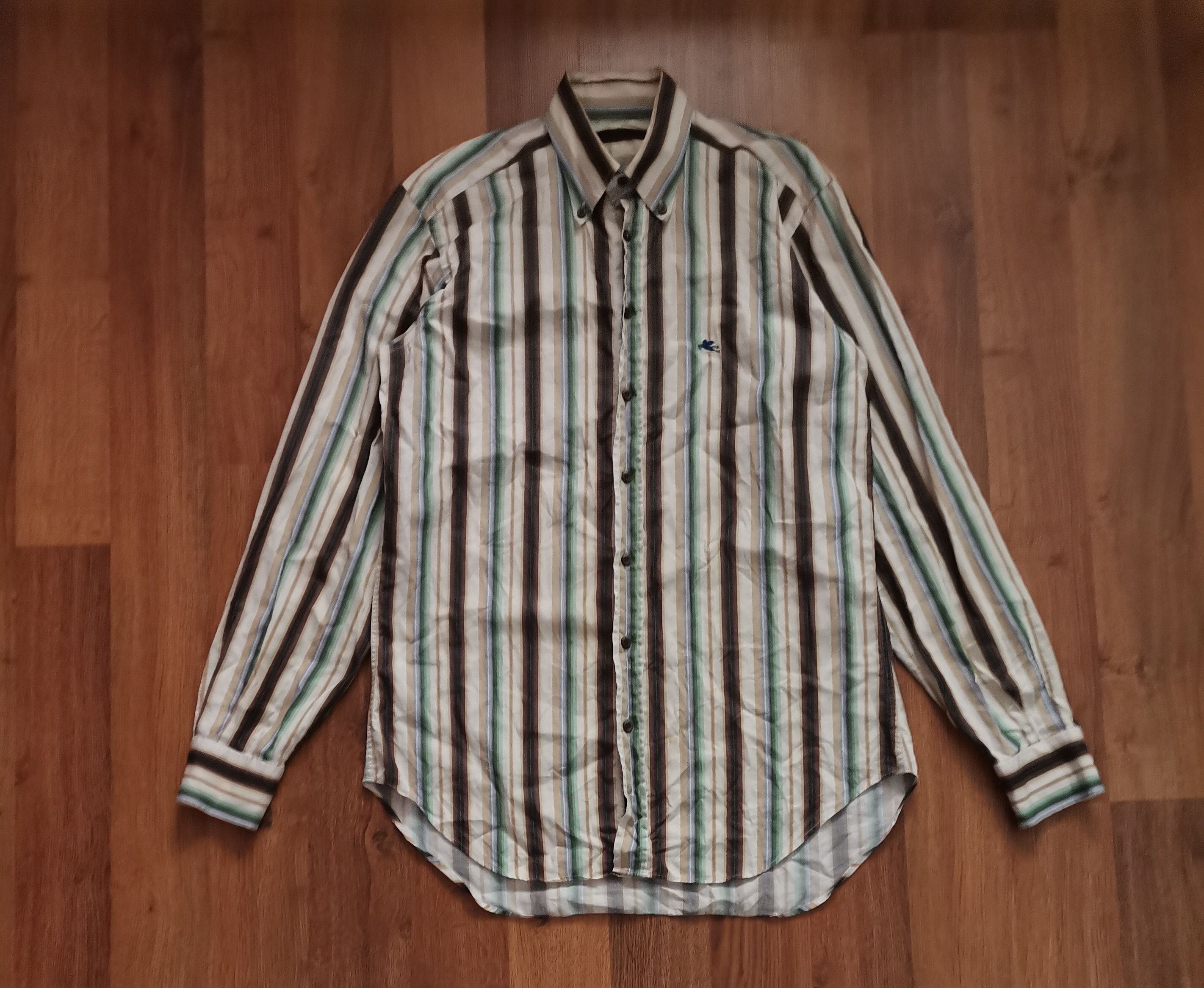 Etro Vintage Etro Striped Shirt Size US M / EU 48-50 / 2 - 1 Thumbnail
