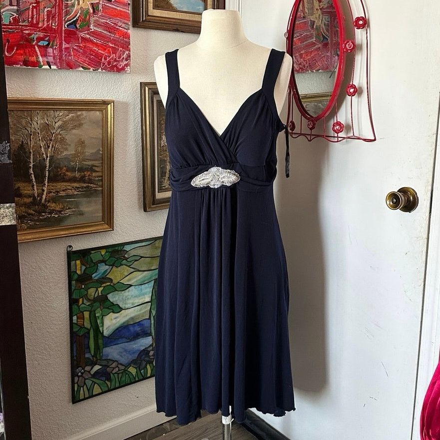 Other en focus studio blue midi dress formal Size XXL / US 16-18 / IT 52-54 - 1 Thumbnail