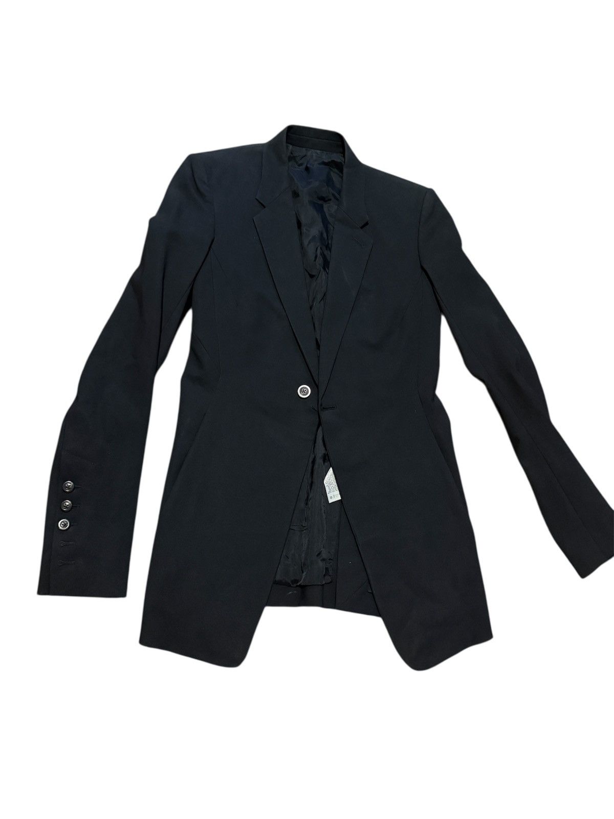 Rick Owens SS18 DIRT SOFT BLAZER JACKET DARK DUST EU48 | Grailed