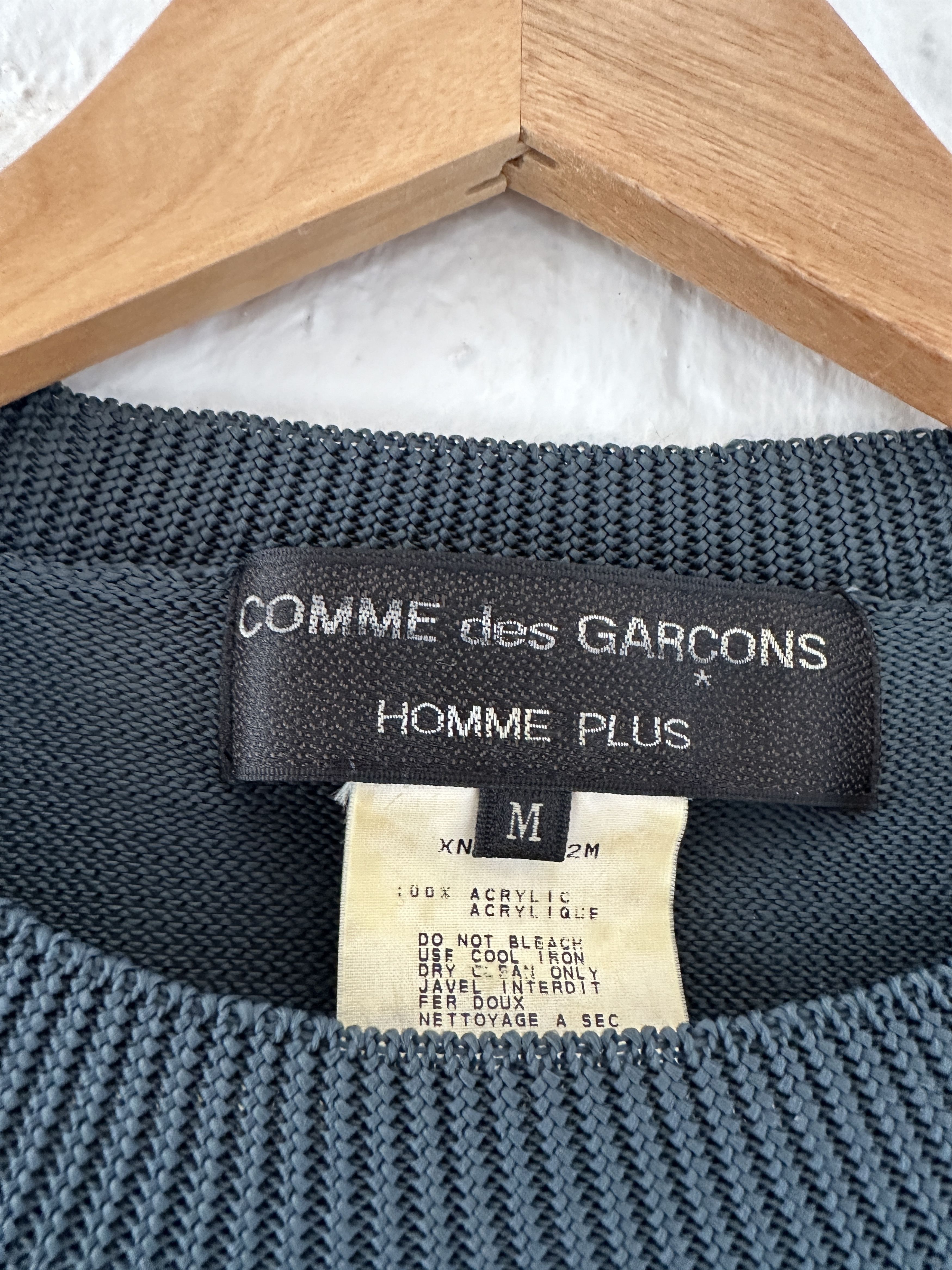 Comme des Garcons Comme des Garcons Homme Plus Cable Knit Sweater Size US S / EU 44-46 / 1 - 3 Thumbnail
