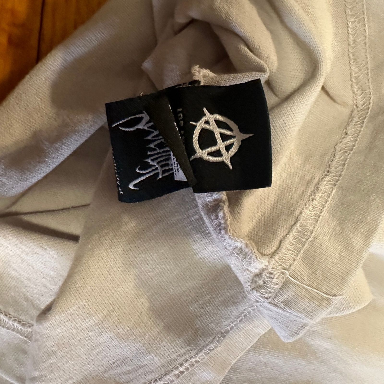 Revenge Gently Used Light Grey Men's Size Large Revenge Logo T-Shirt Size US L / EU 52-54 / 3 - 5 Thumbnail