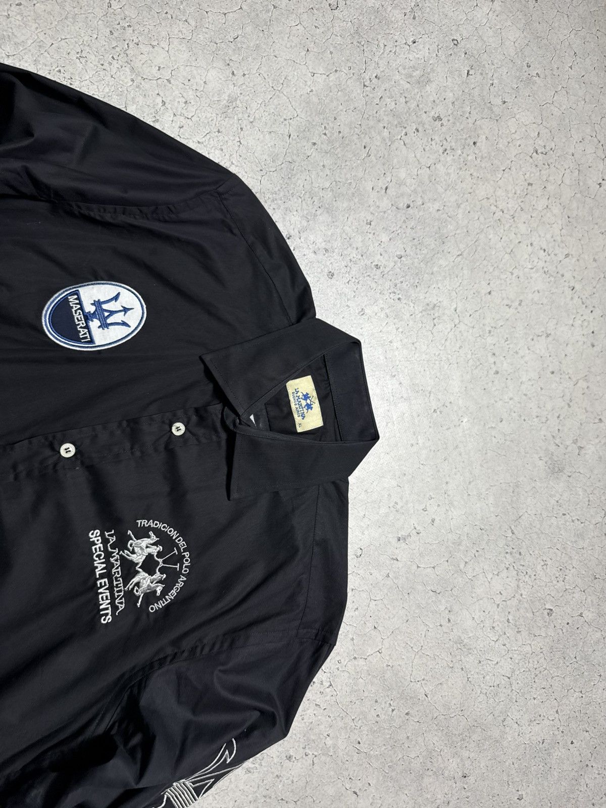 La Martina La Martina Argentina Maserati #3 Button Up Shirt Black Size US XL / EU 56 / 4 - 7 Thumbnail
