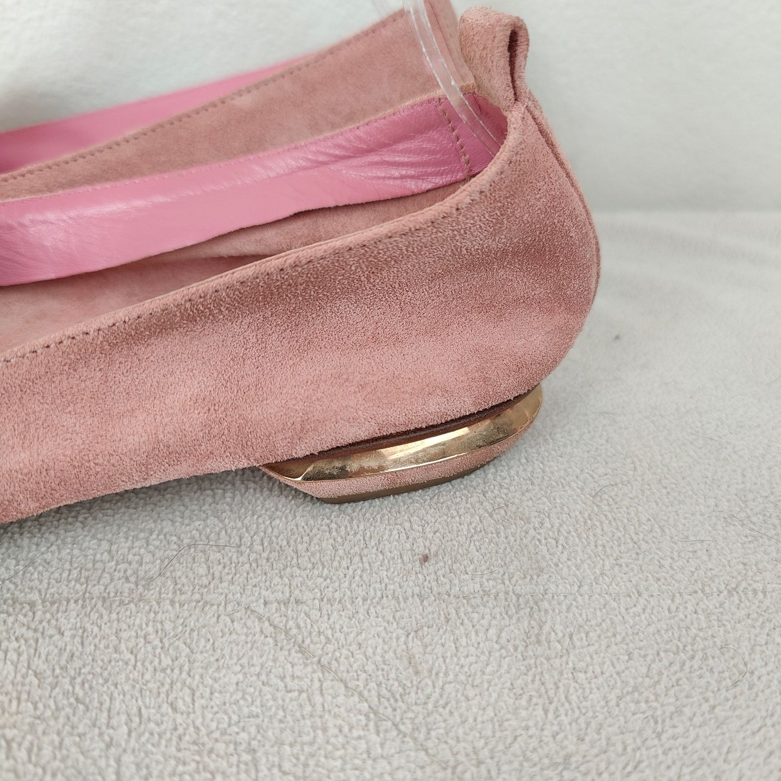 Other Nicholas Kirkwood Pink Suede Flats 40.5 10.5 Pointed Toe Size US 10.5 / IT 40.5 - 5 Thumbnail