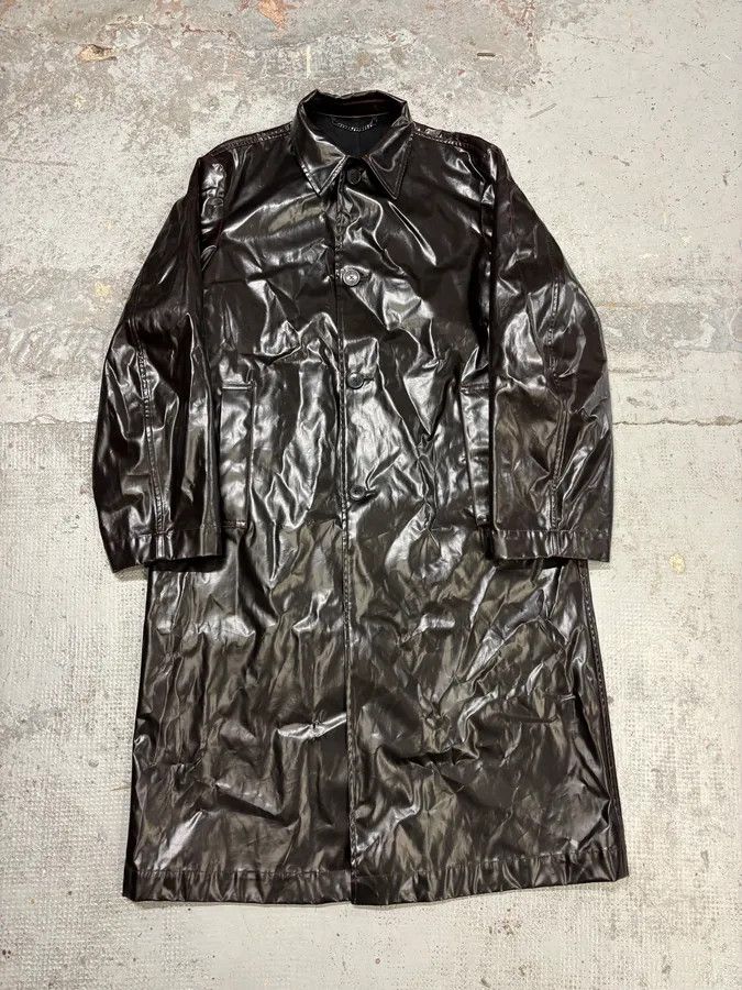 Dries Van Noten 2000s Dries van Noten Oversized Dark Brown Trenchcoat Size US M / EU 48-50 / 2 - 1 Thumbnail