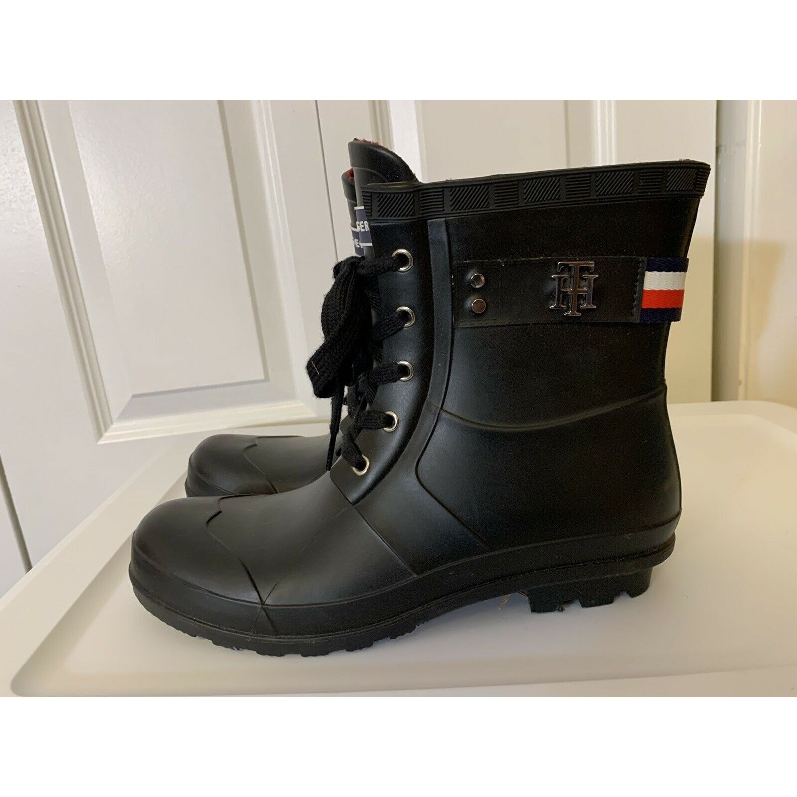 Tommy Hilfiger Tommy Hilfiger Rain Rubber Women Sz 10 M Waterproof Boots Na Size US 10 / IT 40 - 5 Thumbnail