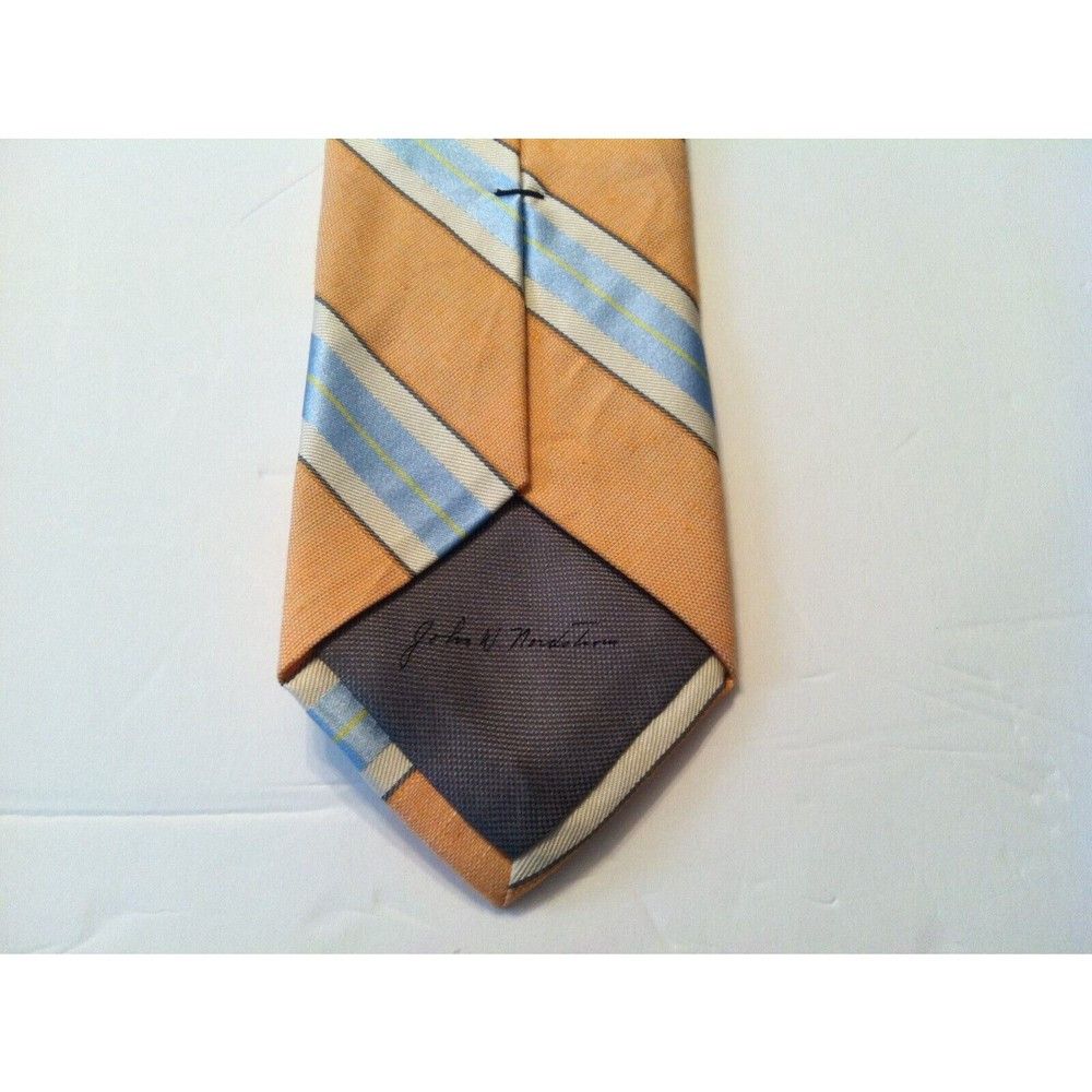 Nordstrom NORDSTROM MENS NEW 40%COTTON 31%SILK 29%LINEN TIE 3 1/4" Size ONE SIZE - 5 Thumbnail