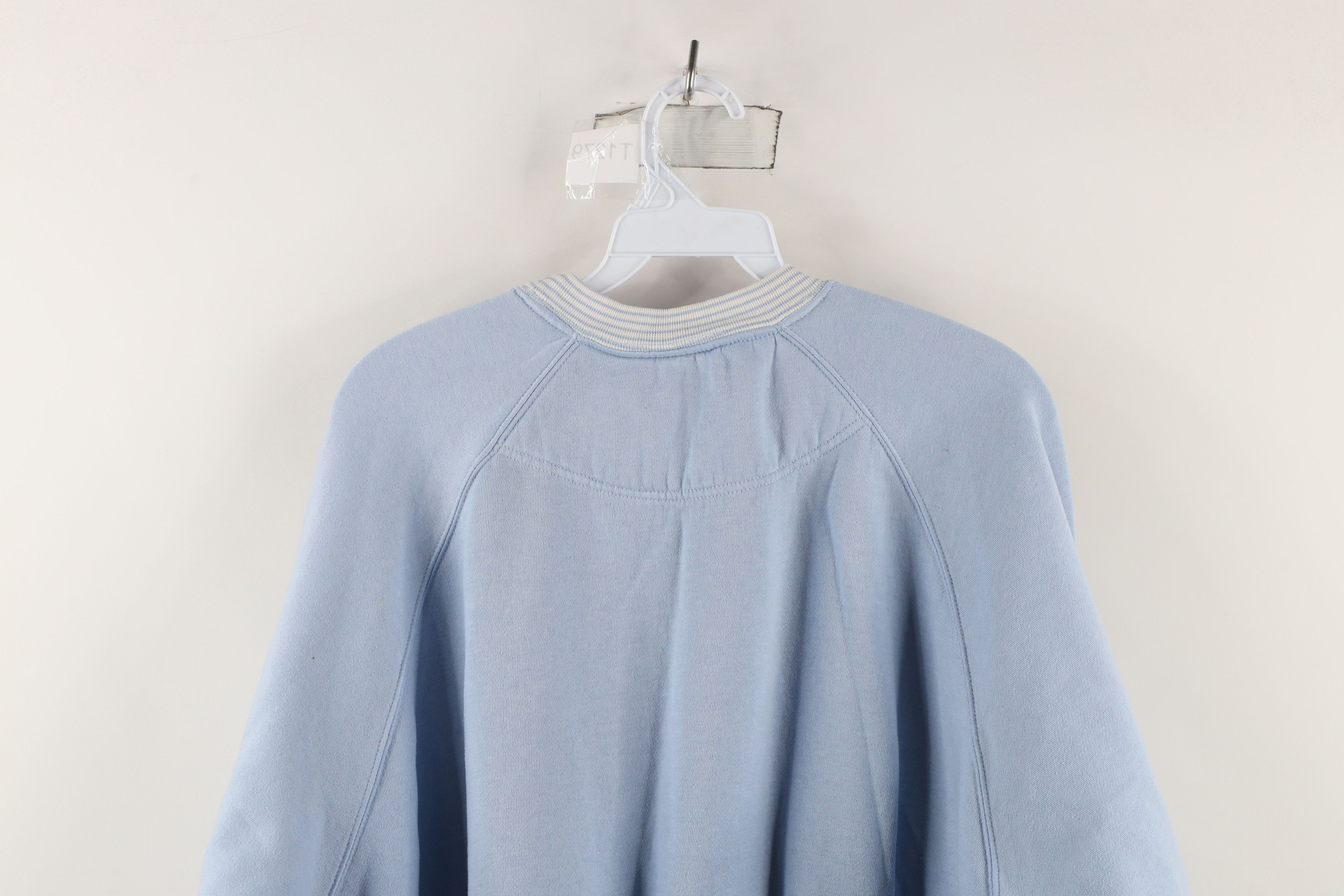 Vintage Vintage 90s Streetwear Crewneck Sweatshirt Light Blue Size XL / US 12-14 / IT 48-50 - 10 Thumbnail