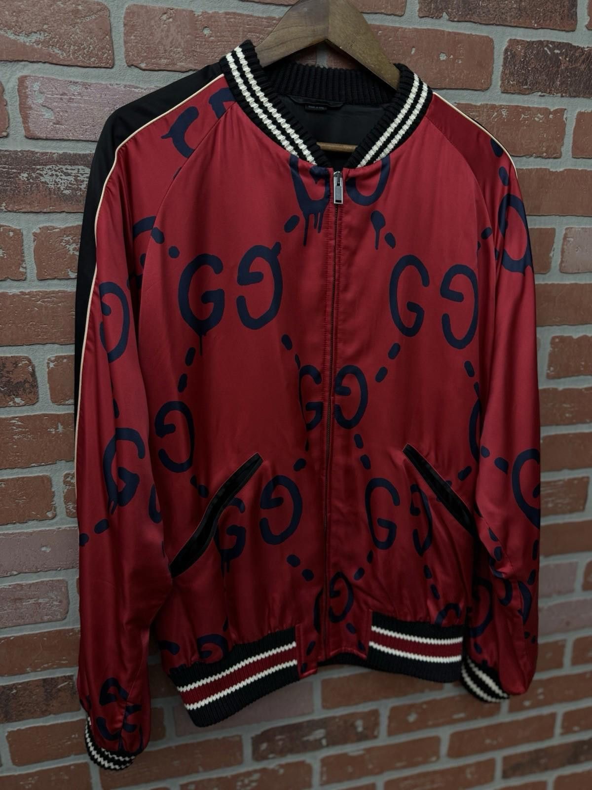 Gucci GUCCI Red Ghost Bomber Jacket “Limited ” Size (52) $2,000 Size US M / EU 48-50 / 2 - 2 Thumbnail