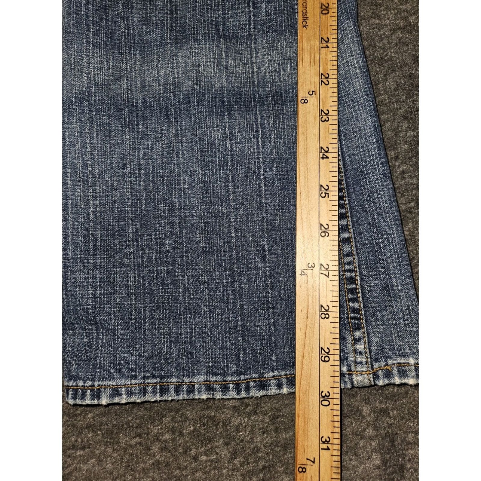 Vintage VINTAGE Buckle Jeans Bootscut Women's 27 Low Rise Denim Preppy Distressed 30 Inseam 28 Waist Blue United States Buckle BKE Regular Size 27" / US 4 / IT 40 - 6 Thumbnail