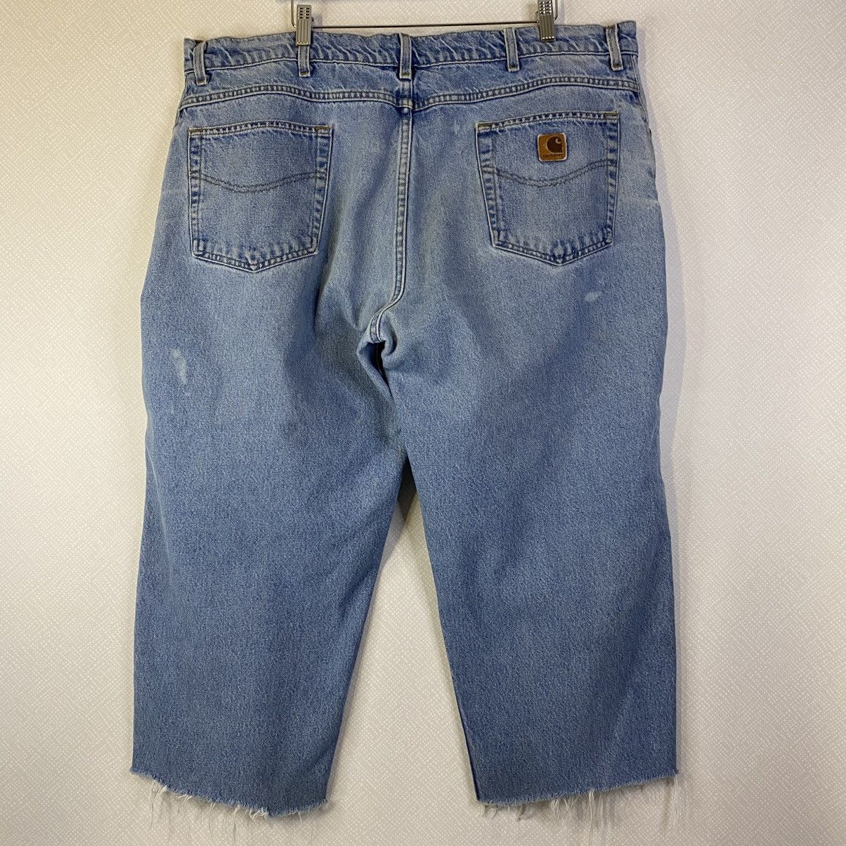 Carhartt Carhartt Denim Jeans Mens Light Wash Sz 44 Frayed Hem GUC Size US 44 / EU 60 - 3 Thumbnail
