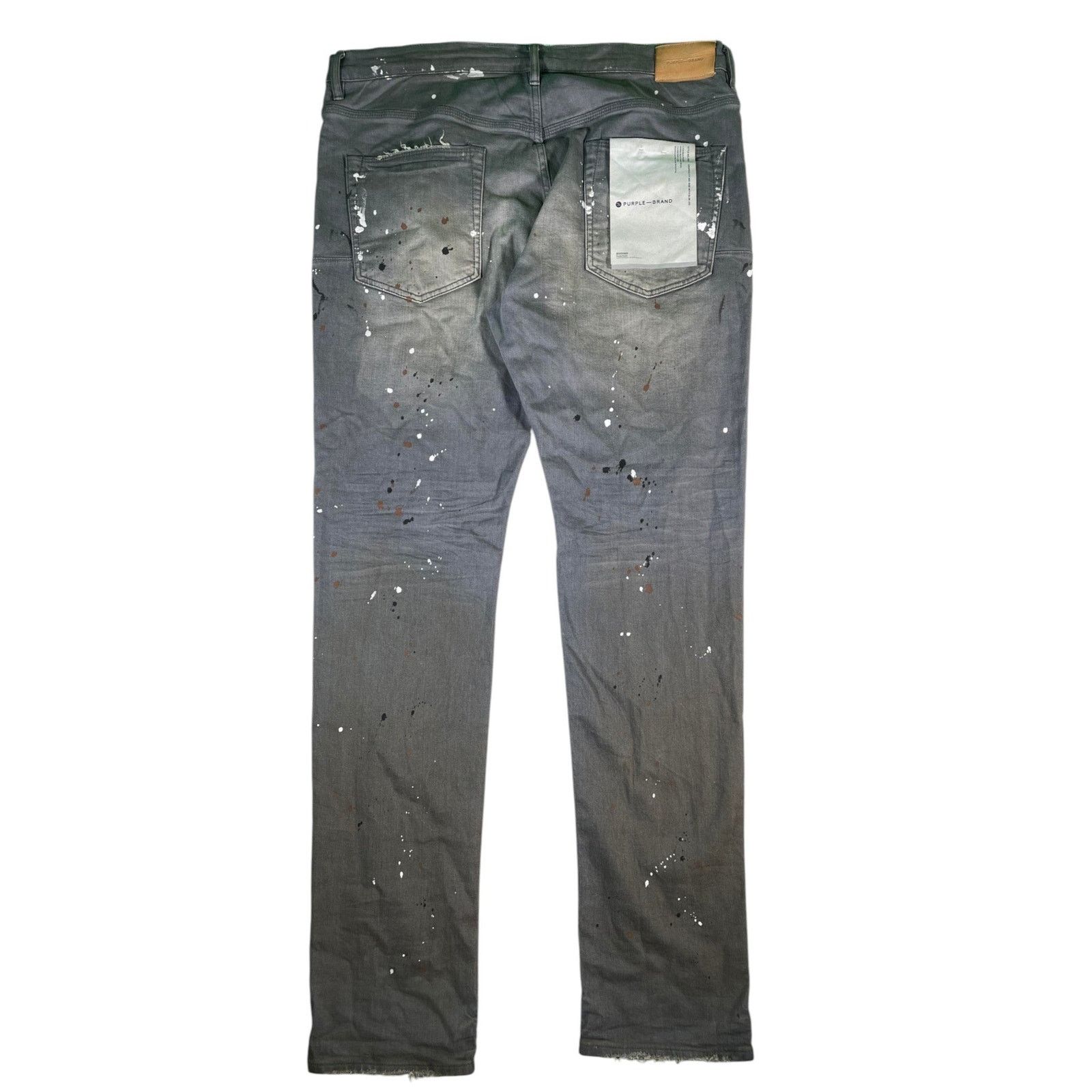 Purple Brand Purple Brand Paint Splatter Grey Jeans Size US 38 / EU 54 - 2 Thumbnail