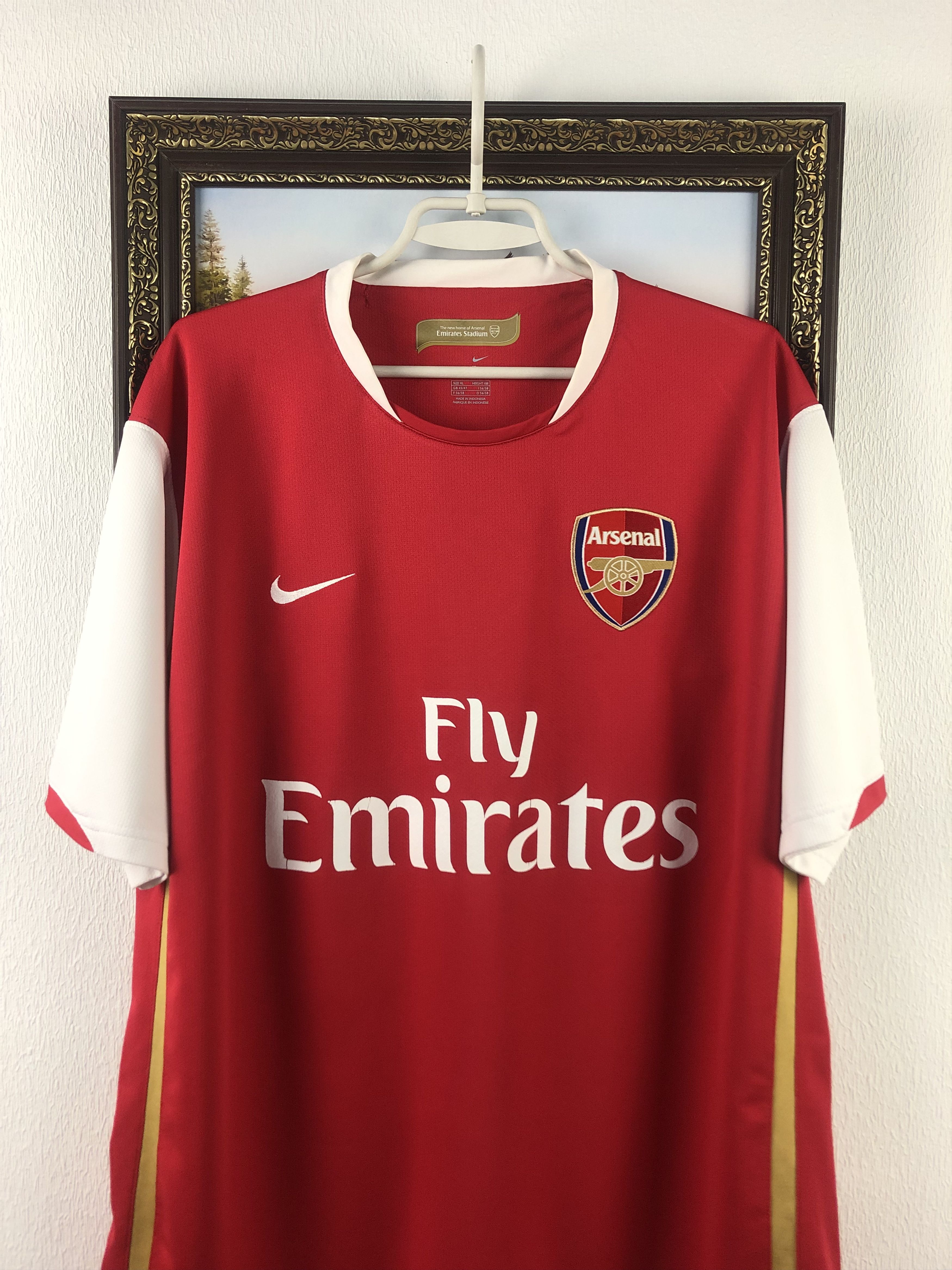 Nike Arsenal football shirt Soccer Nike Jersey Gunners Tee Hype Size US XL / EU 56 / 4 - 2 Thumbnail