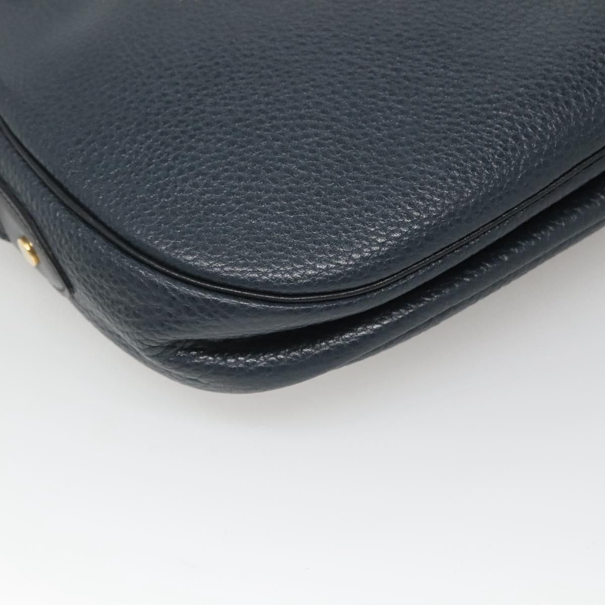 Dior DIOR Shoulder Bag Leather Navy Gold Size ONE SIZE - 16 Thumbnail