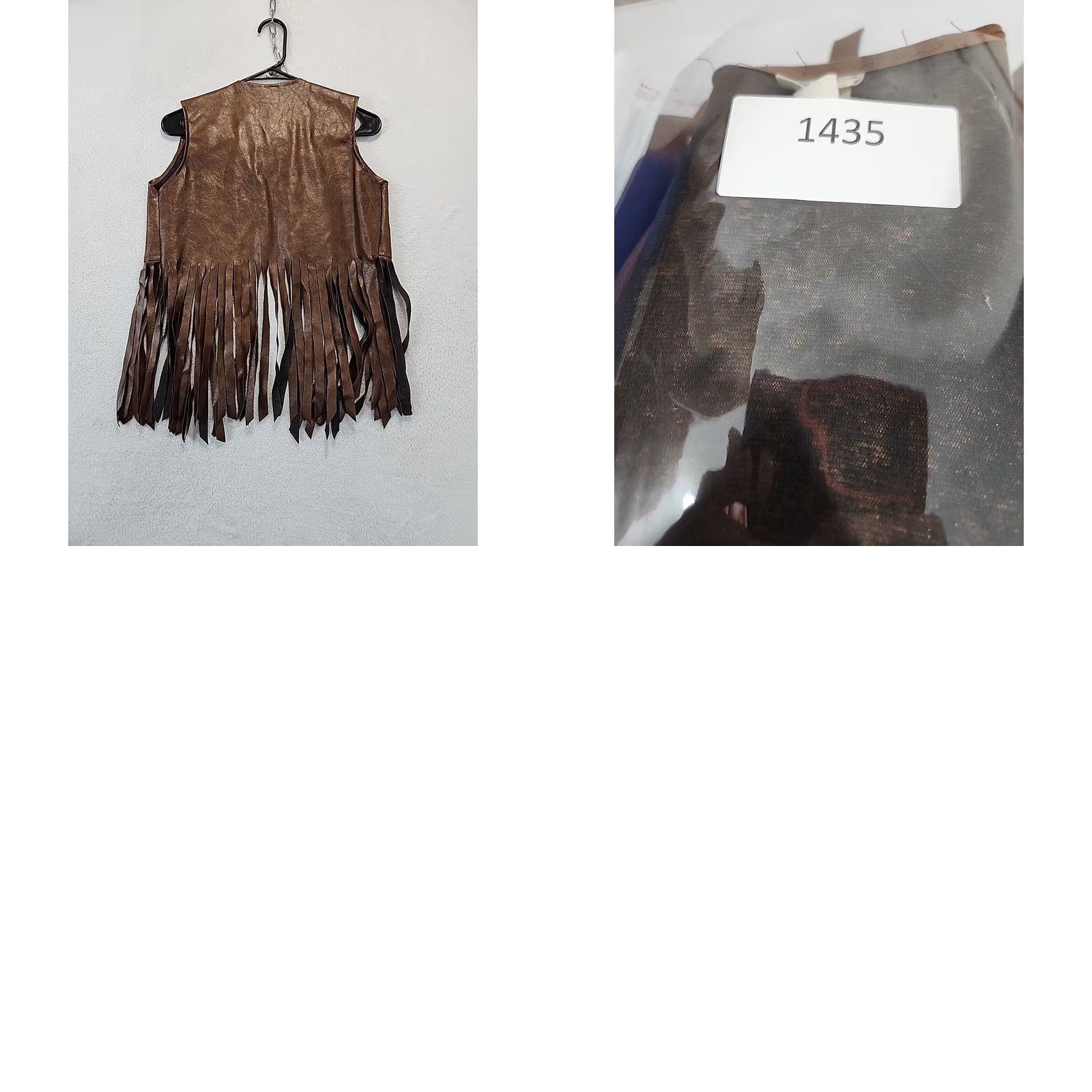 Vintage VINTAGE Carole Evans Penneys Vest Western Fringe Short Brown Faux Leather 12 Women Mens? Size XL / US 12-14 / IT 48-50 - 9 Thumbnail