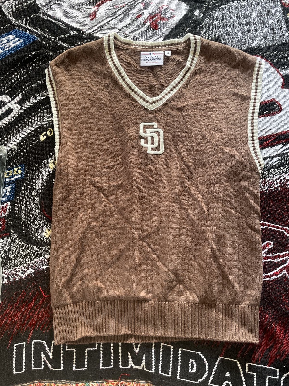Pleasures Padres vest Size US S / EU 44-46 / 1 - 1 Thumbnail