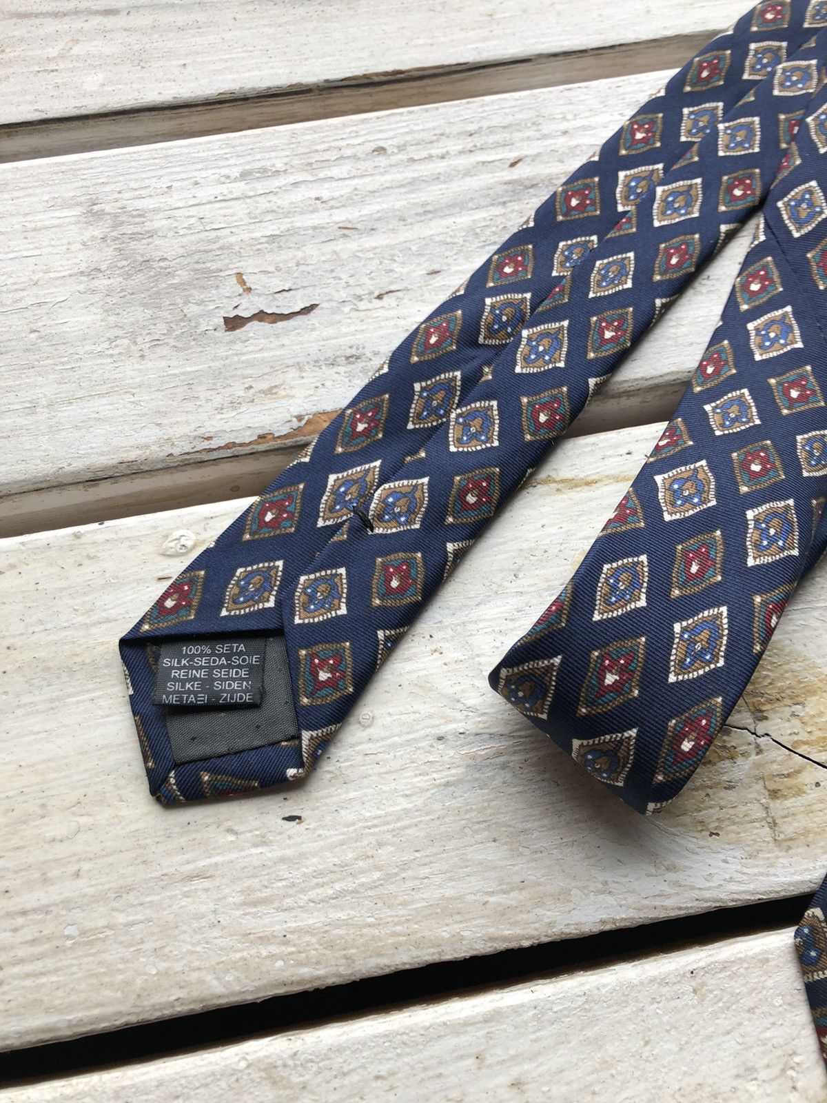 Valentino × Vintage ❗️RARE Valentino luxury silk tie vintage paris hand made Size ONE SIZE - 4 Thumbnail