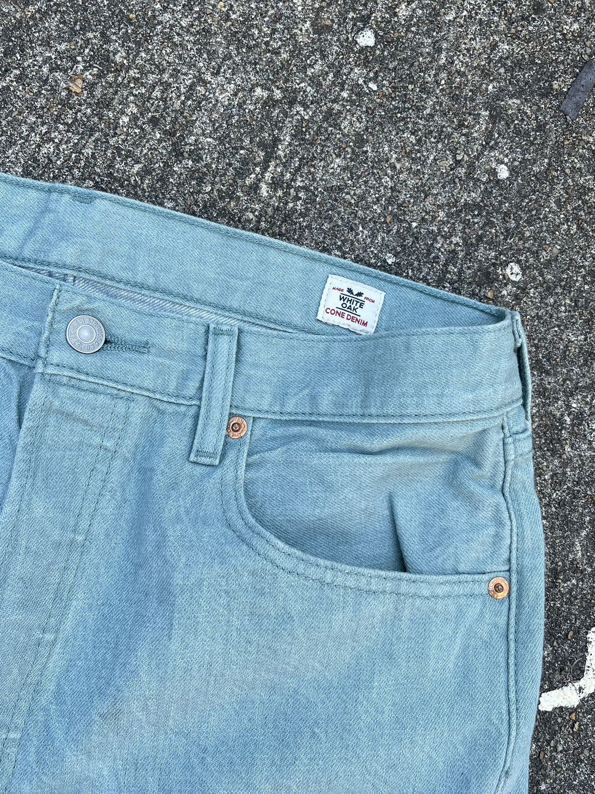 Levi's Levis White Oak 501 Selvege Denim Size US 34 / EU 50 - 2 Thumbnail