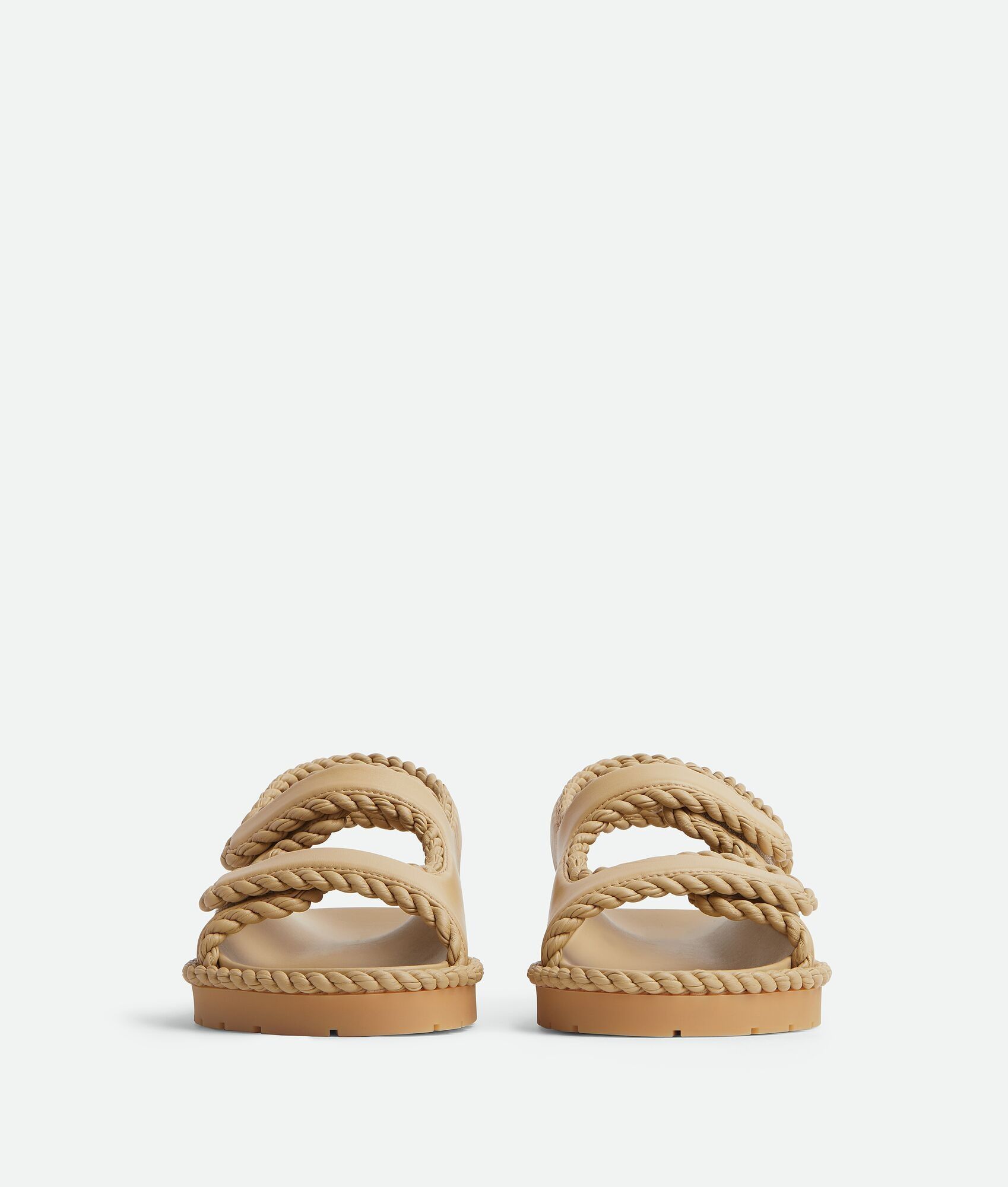 Bottega Veneta o1n1vont1225 Jack Flat Sandal in Brown Size US 7 / IT 37 - 2 Thumbnail