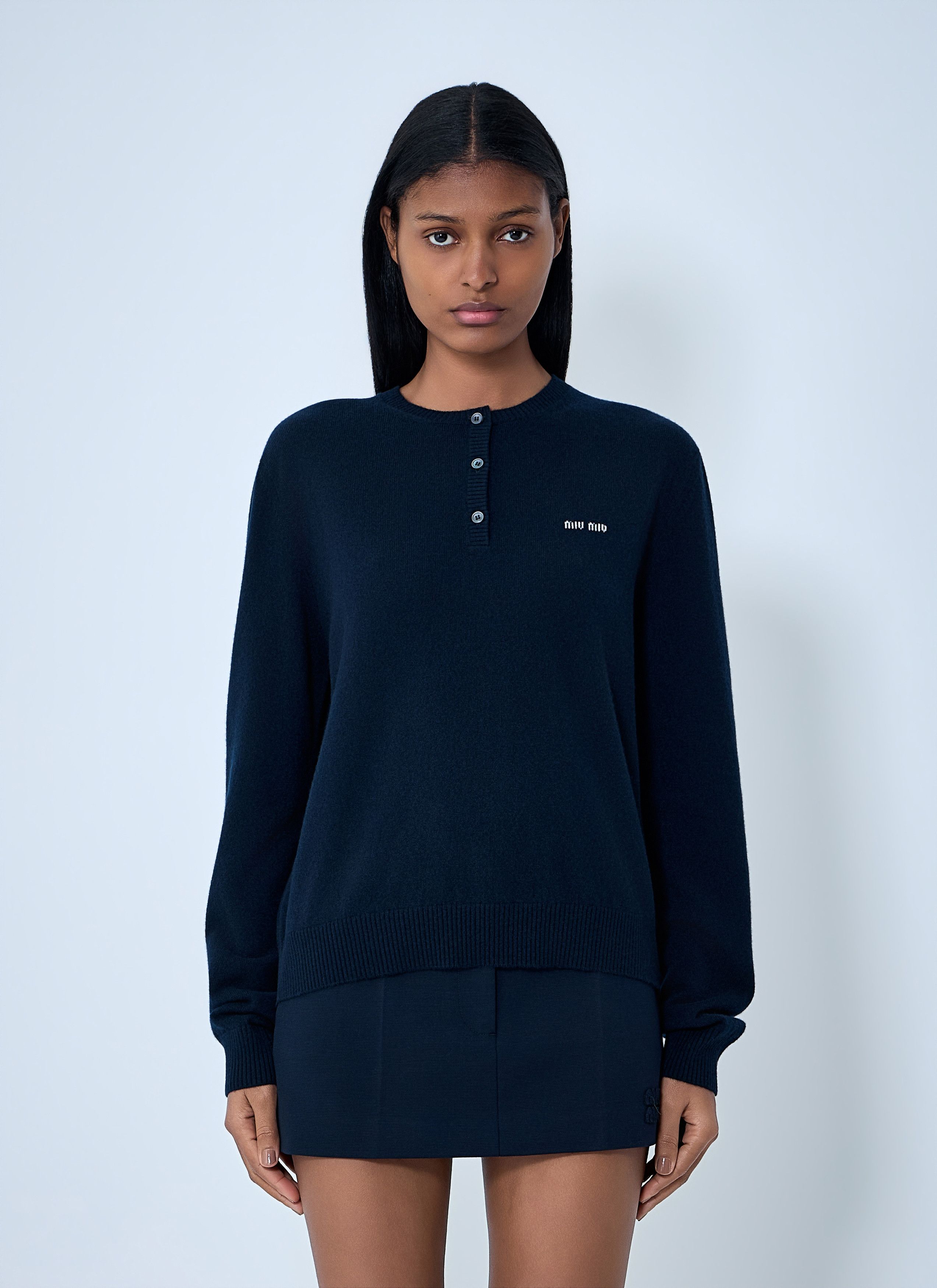 Miu Miu Cashmere Sweater Size M / US 6-8 / IT 42-44 - 1 Thumbnail