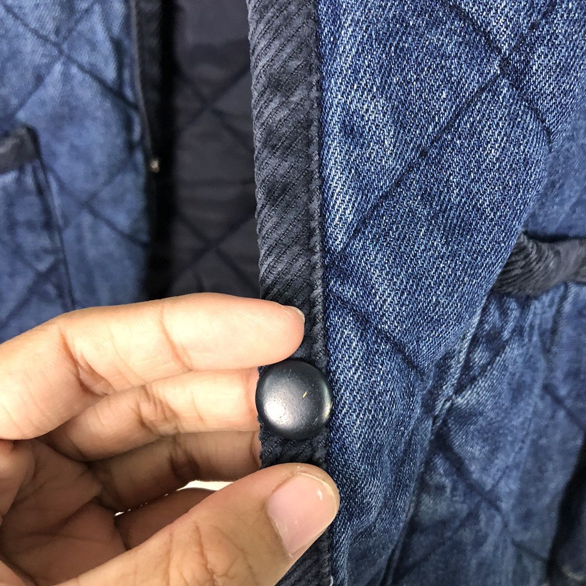 Blue Blue Japan 📌Vintage Indigo Denim Jacket Quilted Par Ci Par La Japan Size US M / EU 48-50 / 2 - 17 Thumbnail