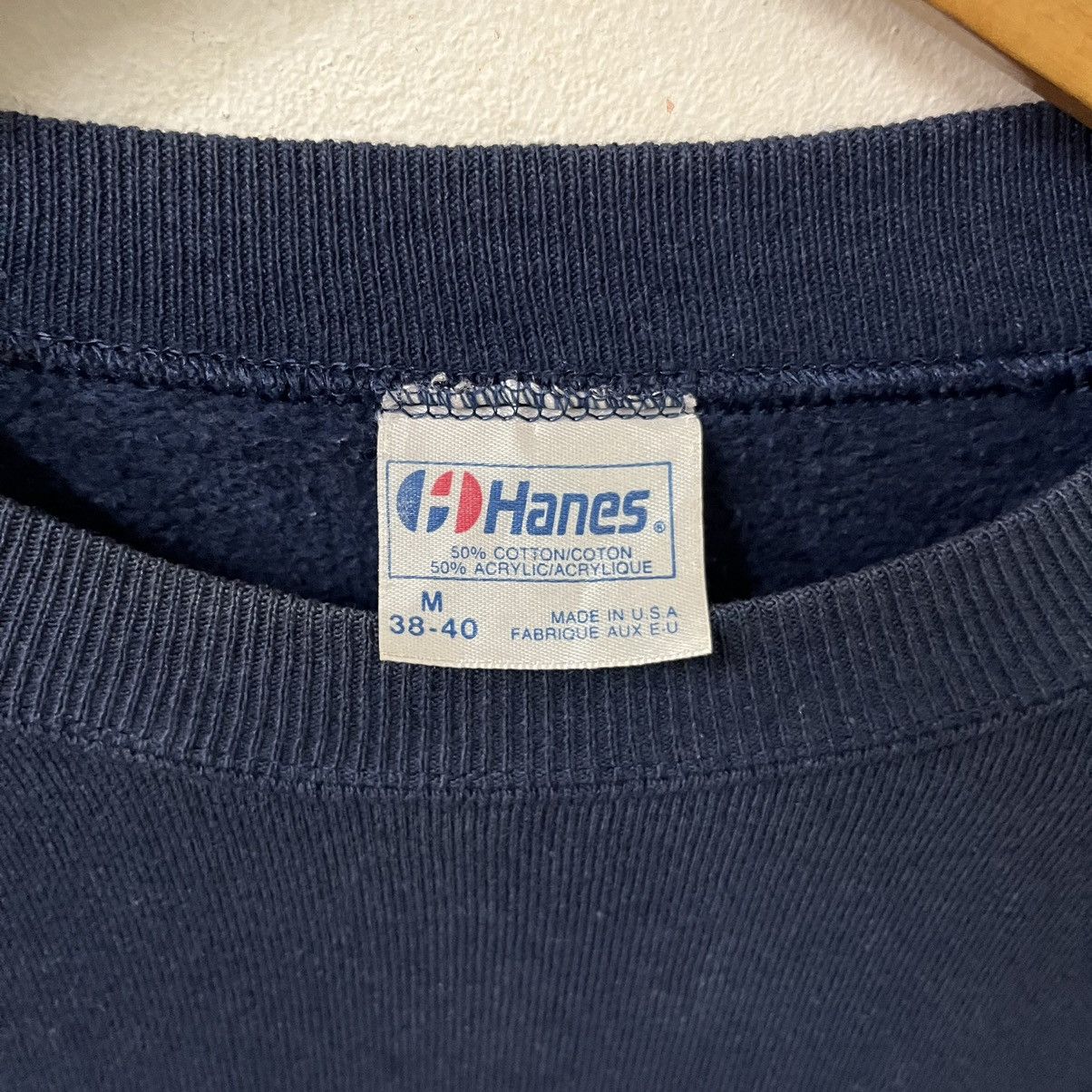 Hanes × Vintage Vintage 80s Hanes Sweatshirt Size US M / EU 48-50 / 2 - 3 Thumbnail