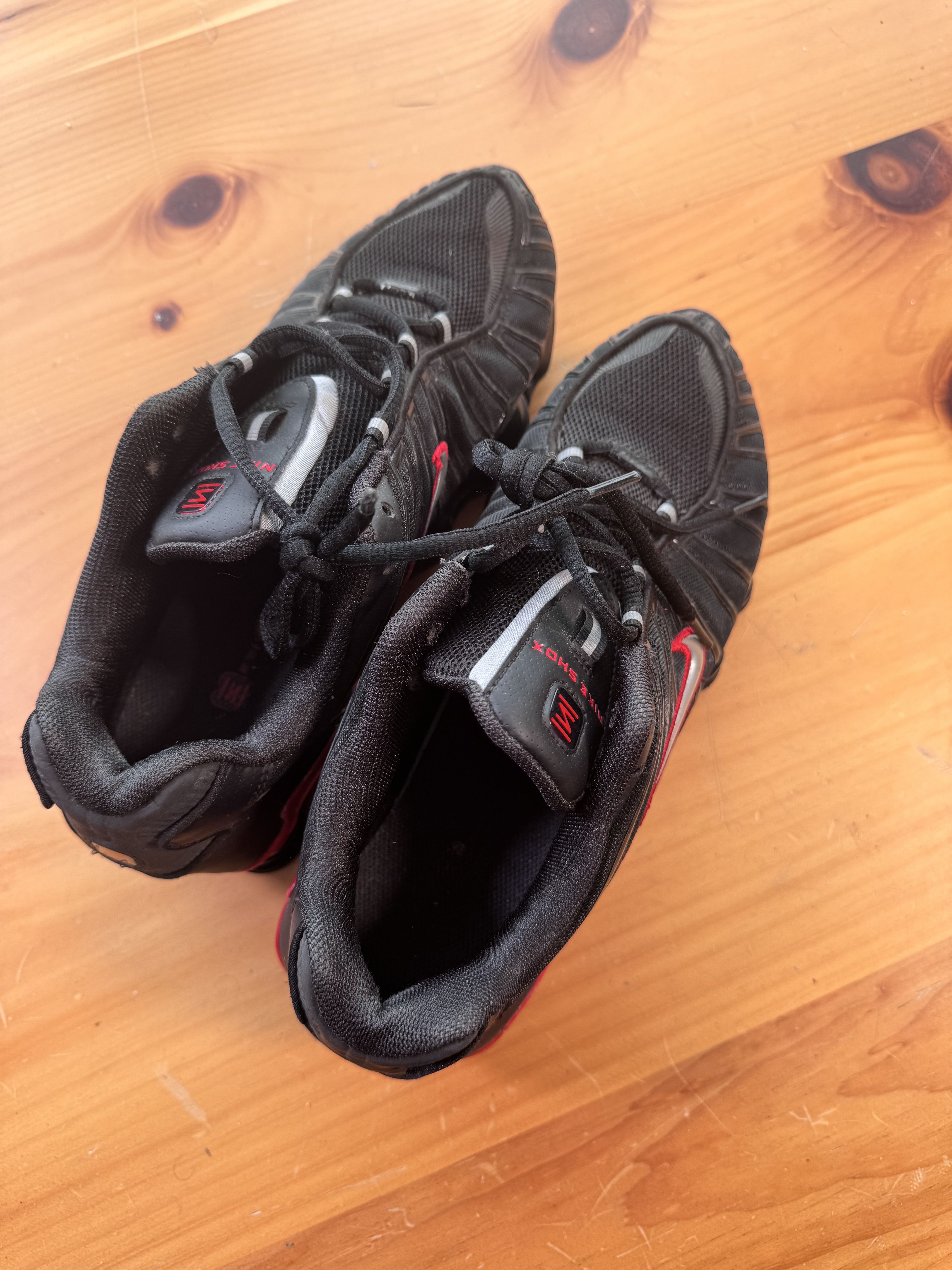 Nike Nike Shox TL Black University Red Mens Sneakers Size US 9 / EU 42 - 5 Thumbnail