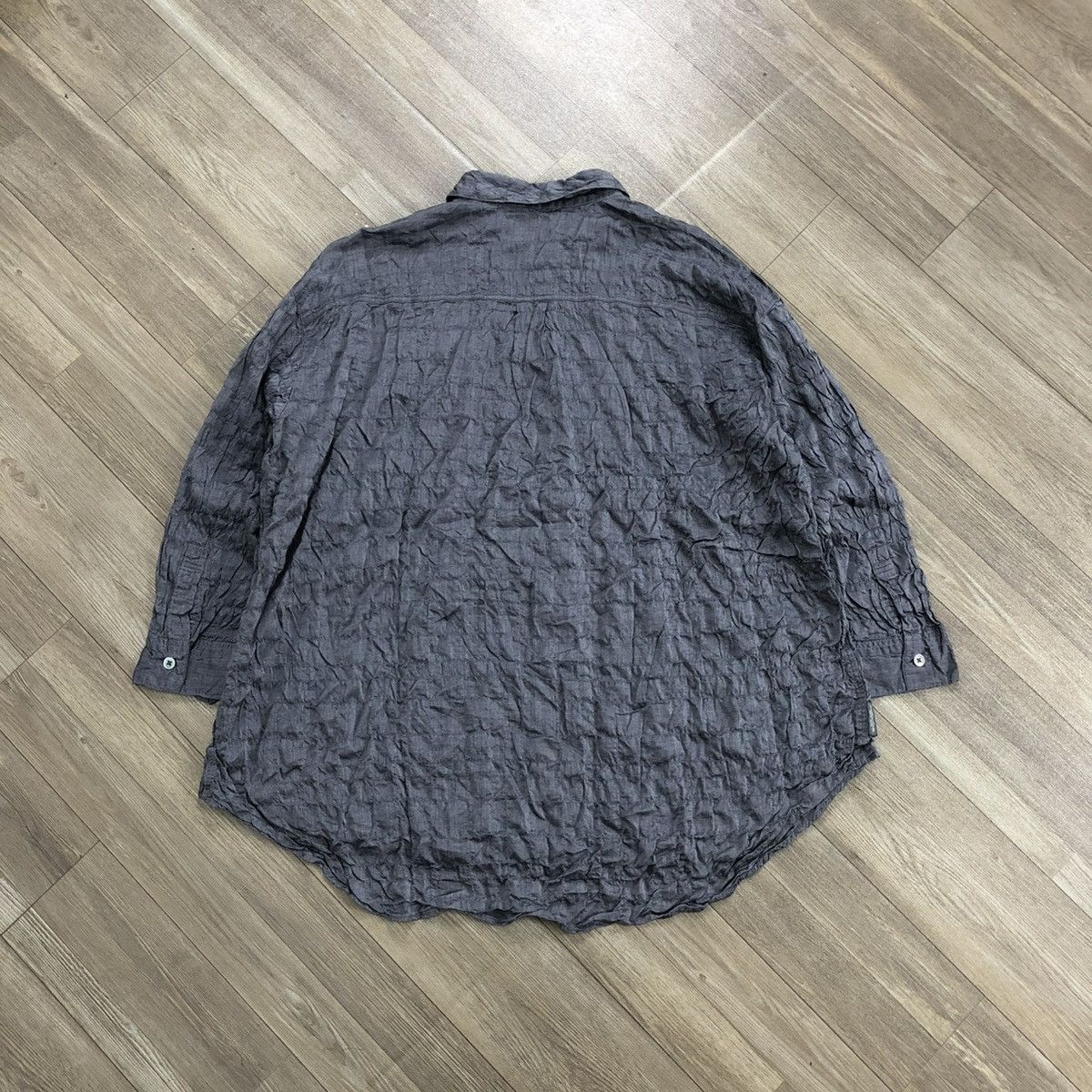 Designer × Issey Miyake × Mademoiselle Non Non Vintage Mademoiselle Non Non Designer Blouse Button Up Size M / US 6-8 / IT 42-44 - 10 Thumbnail