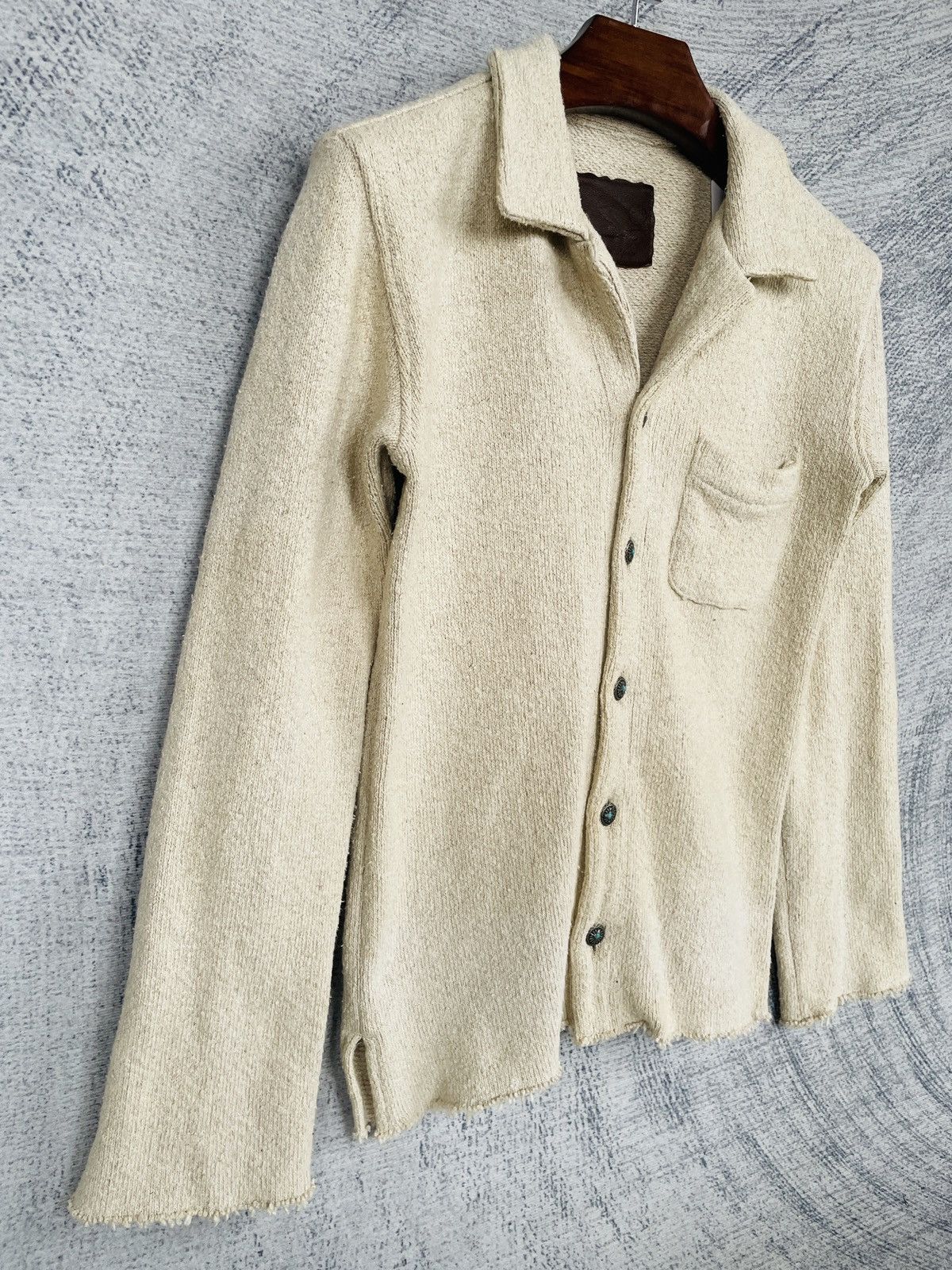 Backbone × Japanese Brand × Vintage Backbone Knit Button Jacket Size M / US 6-8 / IT 42-44 - 4 Thumbnail
