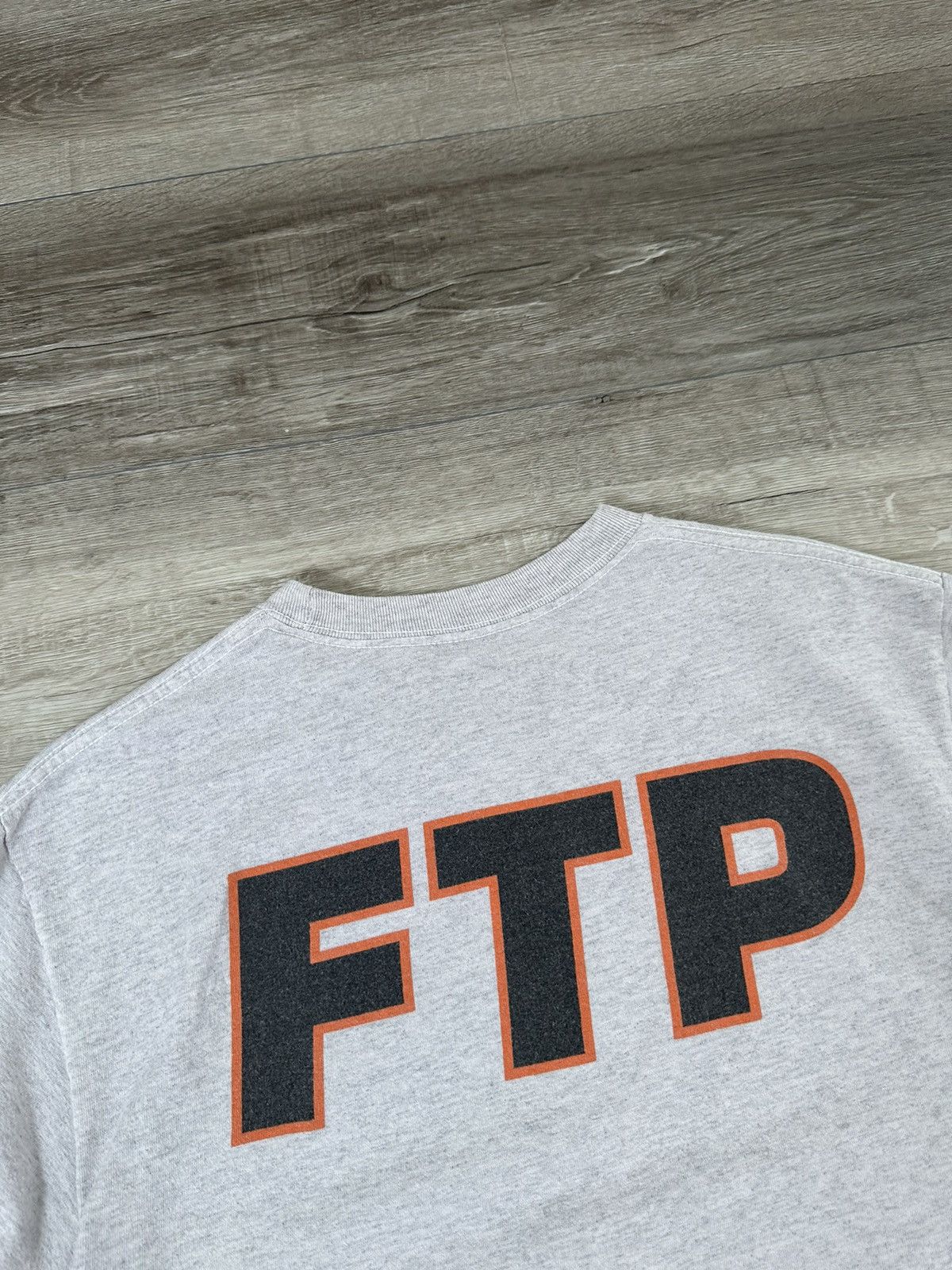 Fuck The Population Fuck The Population Grey Outline Logo Tee Shirt Medium FTP Size US M / EU 48-50 / 2 - 2 Thumbnail