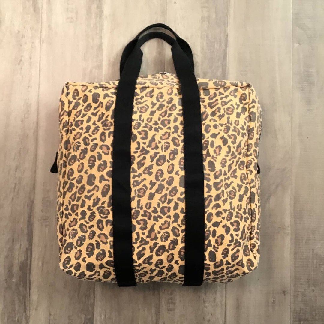 Bape × Nigo 🔥Vintage🔥 BAPE Leopard camo helmet bag a bathing ape NIGO Size ONE SIZE - 6 Thumbnail