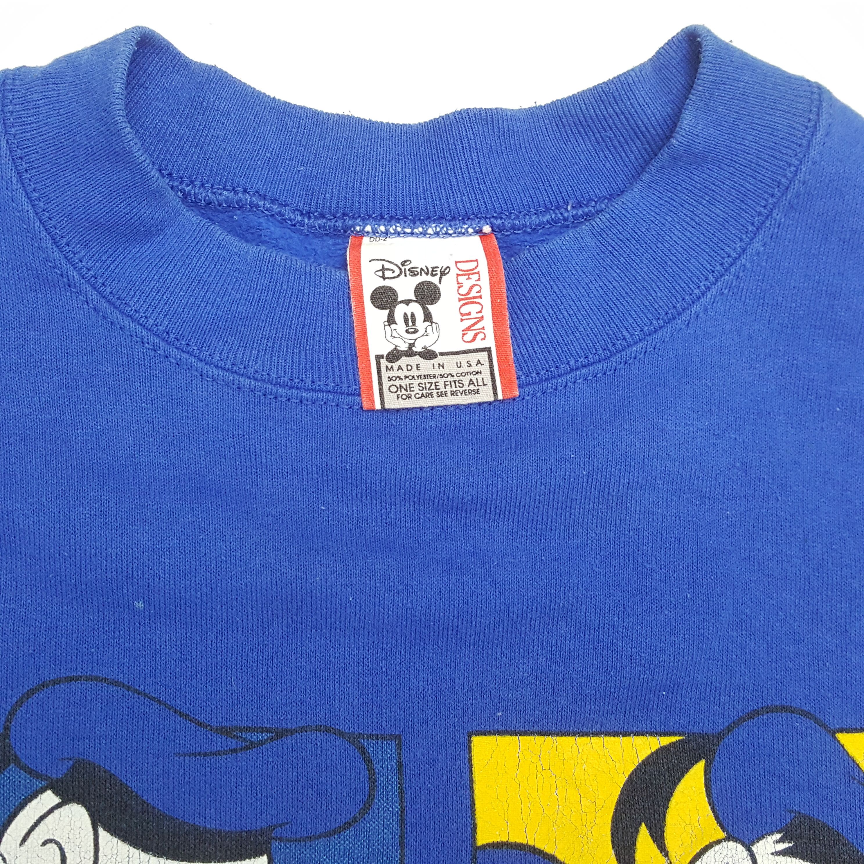 Cartoon Network × Disney × Vintage Vintage DONALD DUCKS DISNEY Streetwear Style Sweatshirt Size US L / EU 52-54 / 3 - 8 Thumbnail