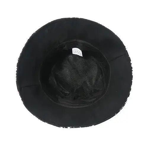 Japanese Brand "WHAT" Printing Letter bucket hat Size ONE SIZE - 4 Thumbnail