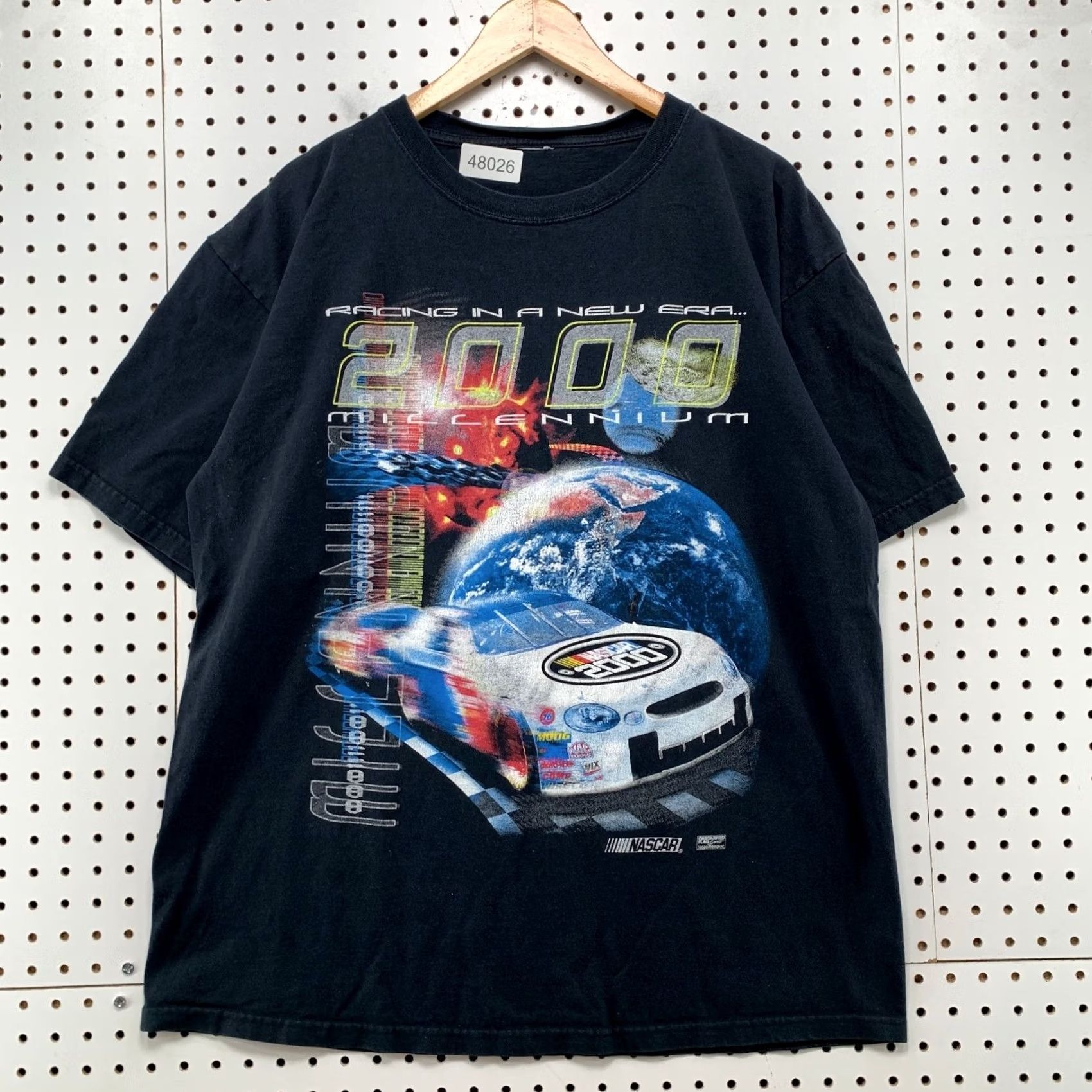 NASCAR Vintage Nascar 2000 Winston Cup Series Shirt Mens Large Black Millenium T-Shirt Size US L / EU 52-54 / 3 - 2 Thumbnail