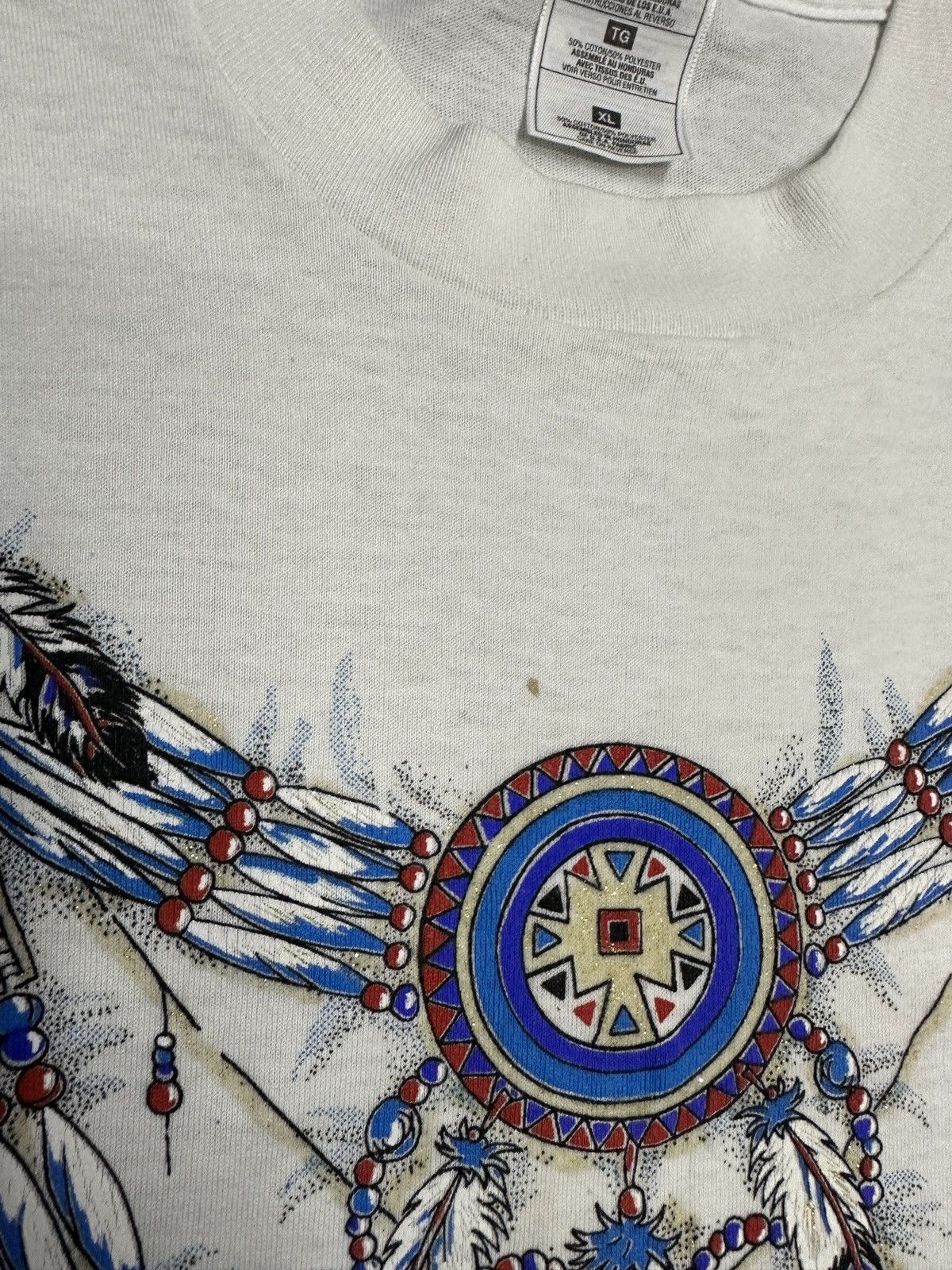 Vintage Vintage Native American Tee Size US XL / EU 56 / 4 - 11 Thumbnail
