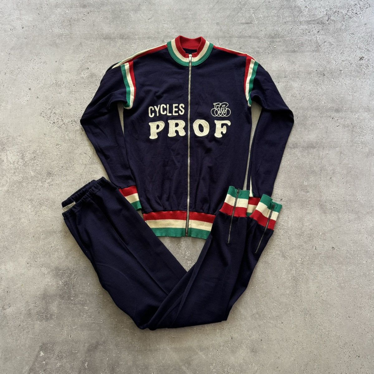 Vintage 1960s De Marchi Conegliano Italian Cycling Wool Suit Size US M / EU 48-50 / 2 - 2 Thumbnail