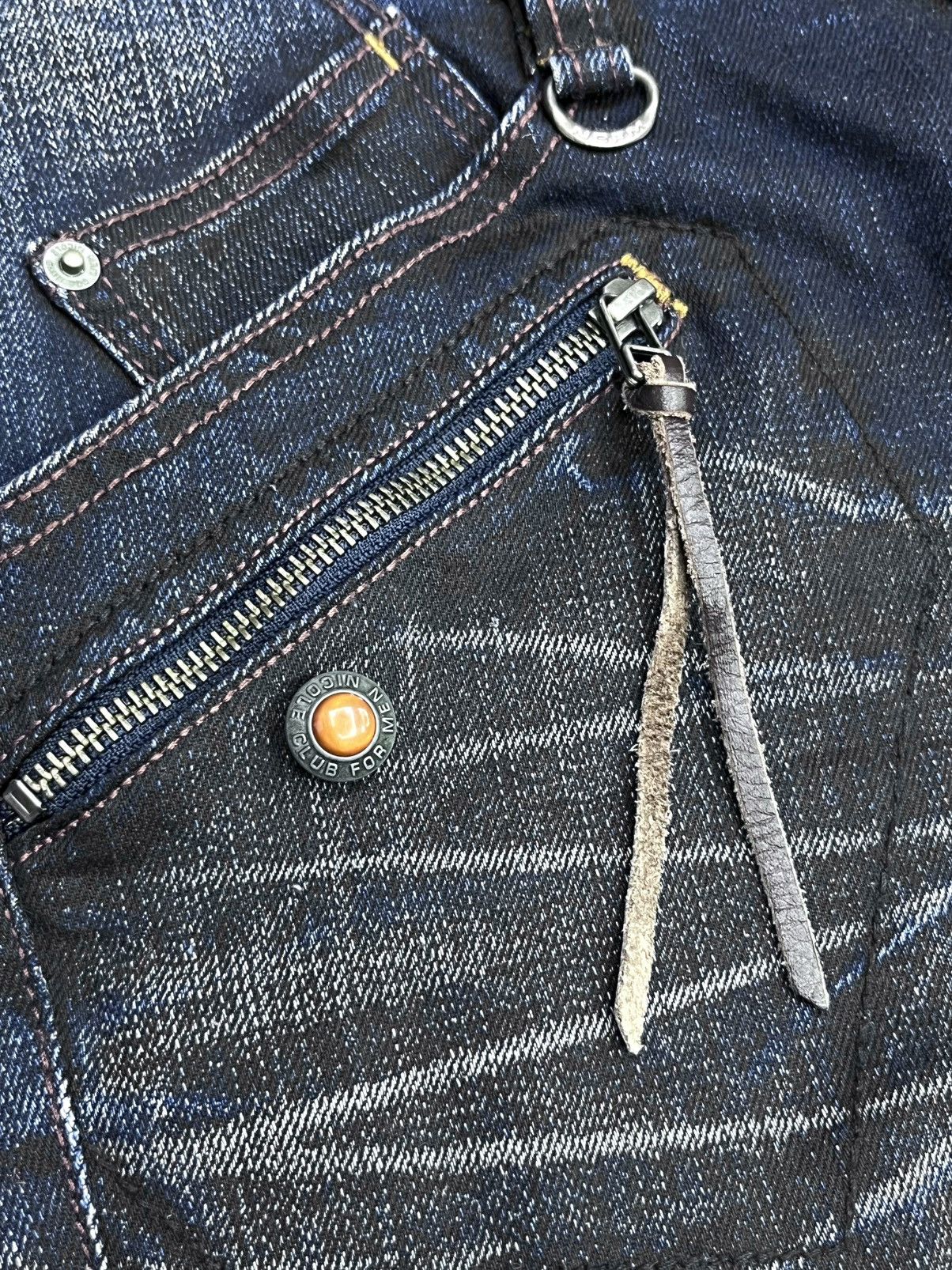 Nicole Club Vintage NICOLE CLUB for MEN Denim Kapital Vibes, Gem Detail Size US 29 - 8 Thumbnail
