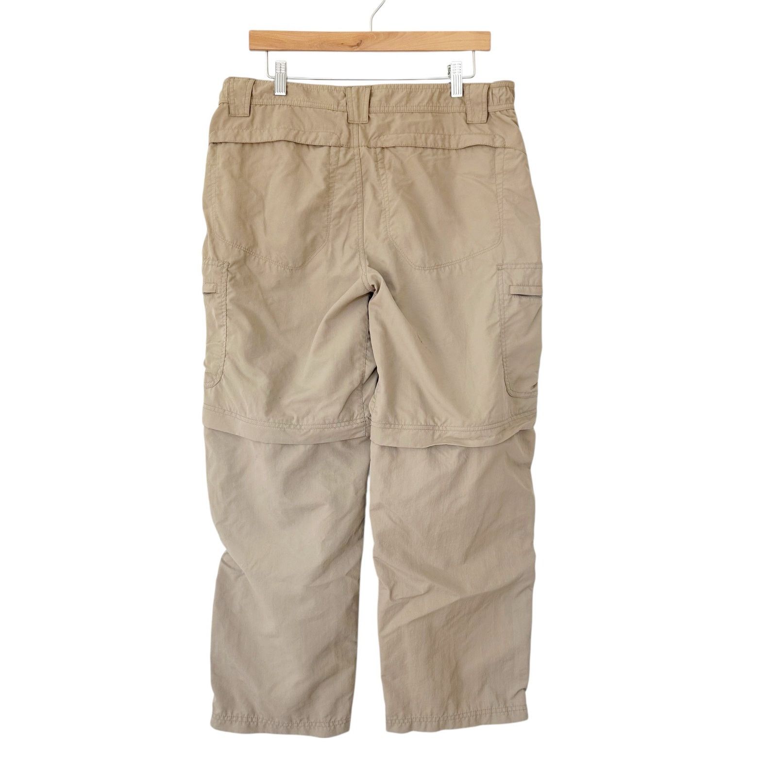 Eddie Bauer Eddie Bauer Tan Zip Off Hiking Pants Sz L Size US 34 / EU 50 - 6 Thumbnail