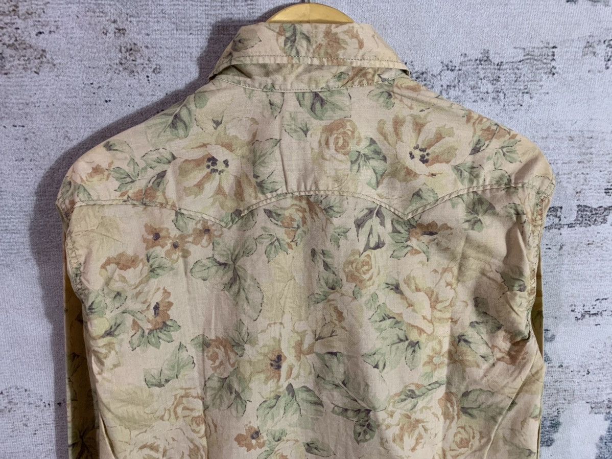 Levi's × Levi's Vintage Clothing × Vintage Vintage Levi's Western Flowers Studded Shirt Size US L / EU 52-54 / 3 - 5 Thumbnail