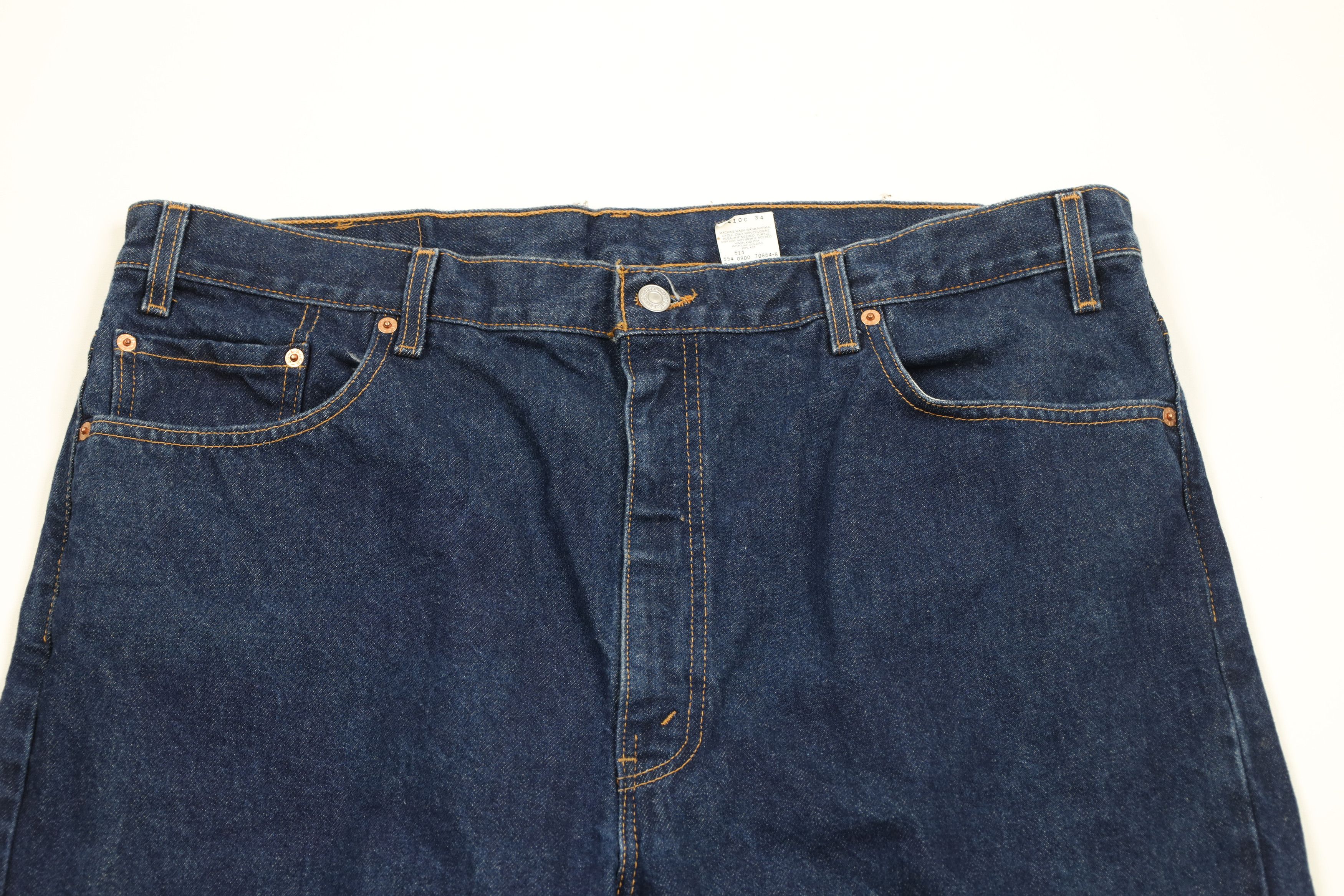 Levi's × Vintage Vintage Y2K 2000 Levis 505 Regular Fit Denim Jeans Blue USA Size US 42 / EU 58 - 2 Thumbnail