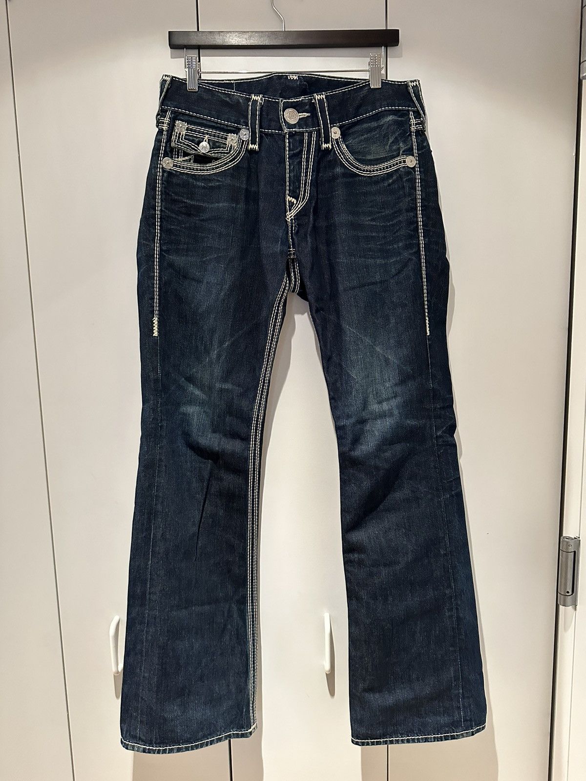 image of True Religion Flared Denim in Blue, Men's (Size 30)