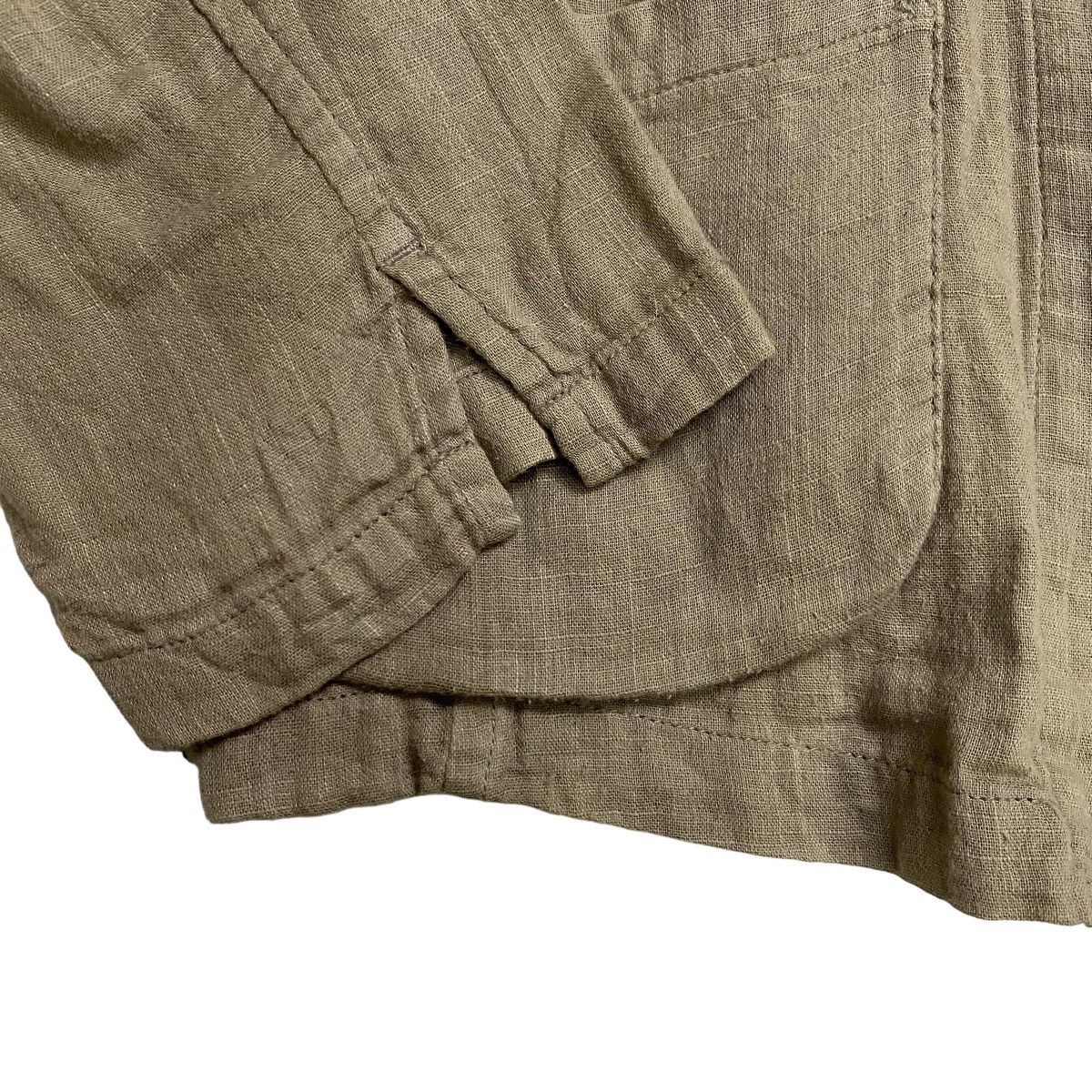 Issey Miyake 1 mile Plantation By Issey Miyake Olive Green Shirt Button Size US M / EU 48-50 / 2 - 9 Thumbnail