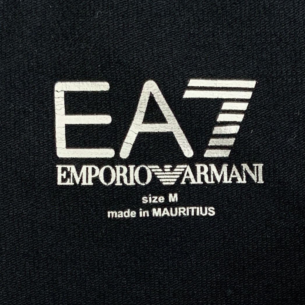 Armani Armani Black Logo Letter Cotton Short Sleeve T-Shirt K26WX Size US M / EU 48-50 / 2 - 5 Thumbnail